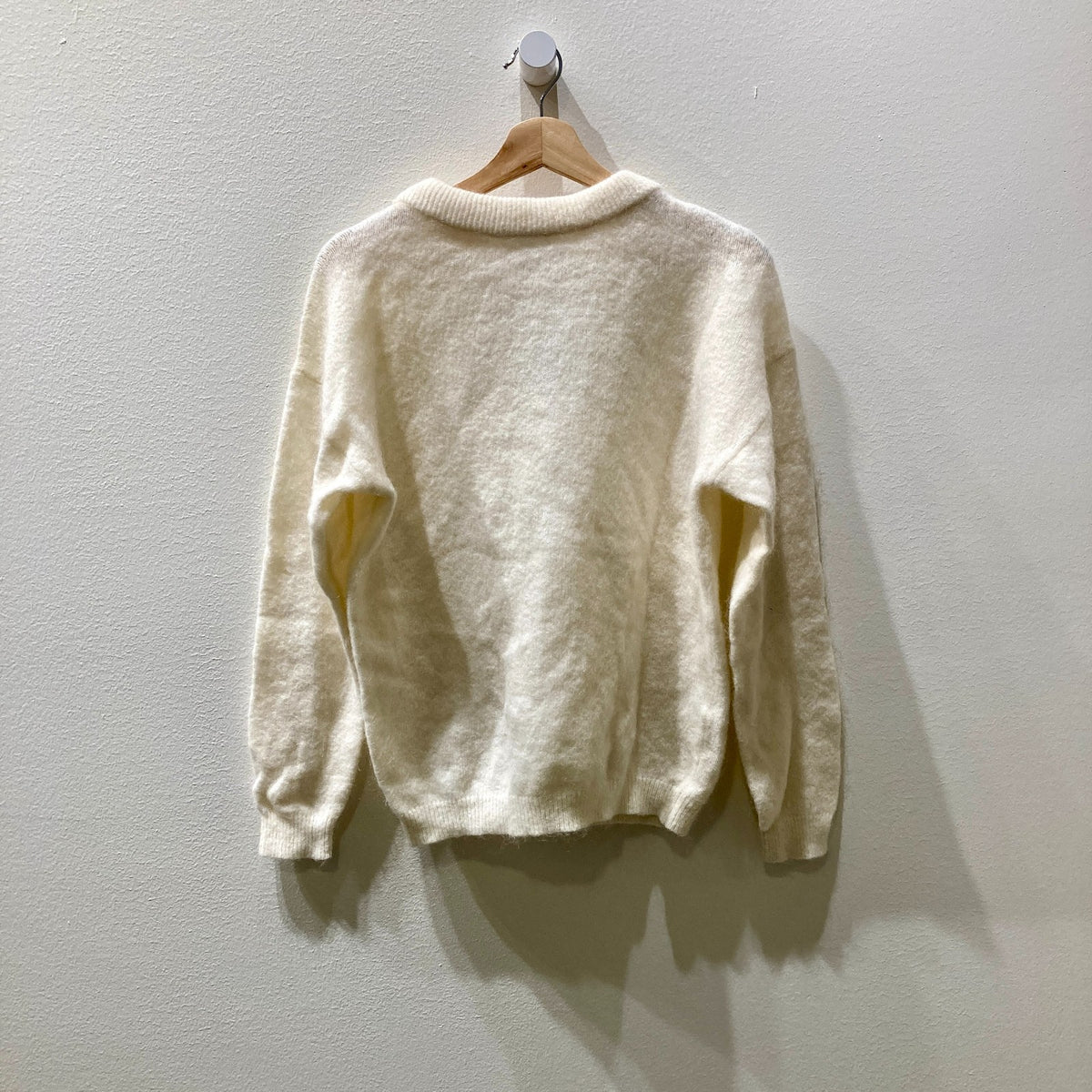 Acne Studios White Dramatic MOH Wool Mohair Blend Sweater - Size XXS - 0903BN