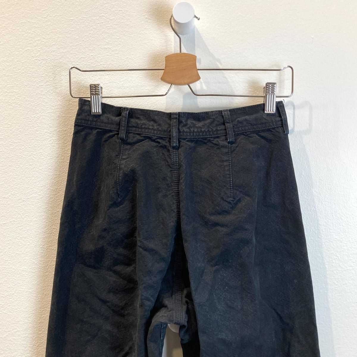 Jesse Kamm Black Canvas High Rise Tapered Leg Ranger Pants - Size 4 - 0606RO
