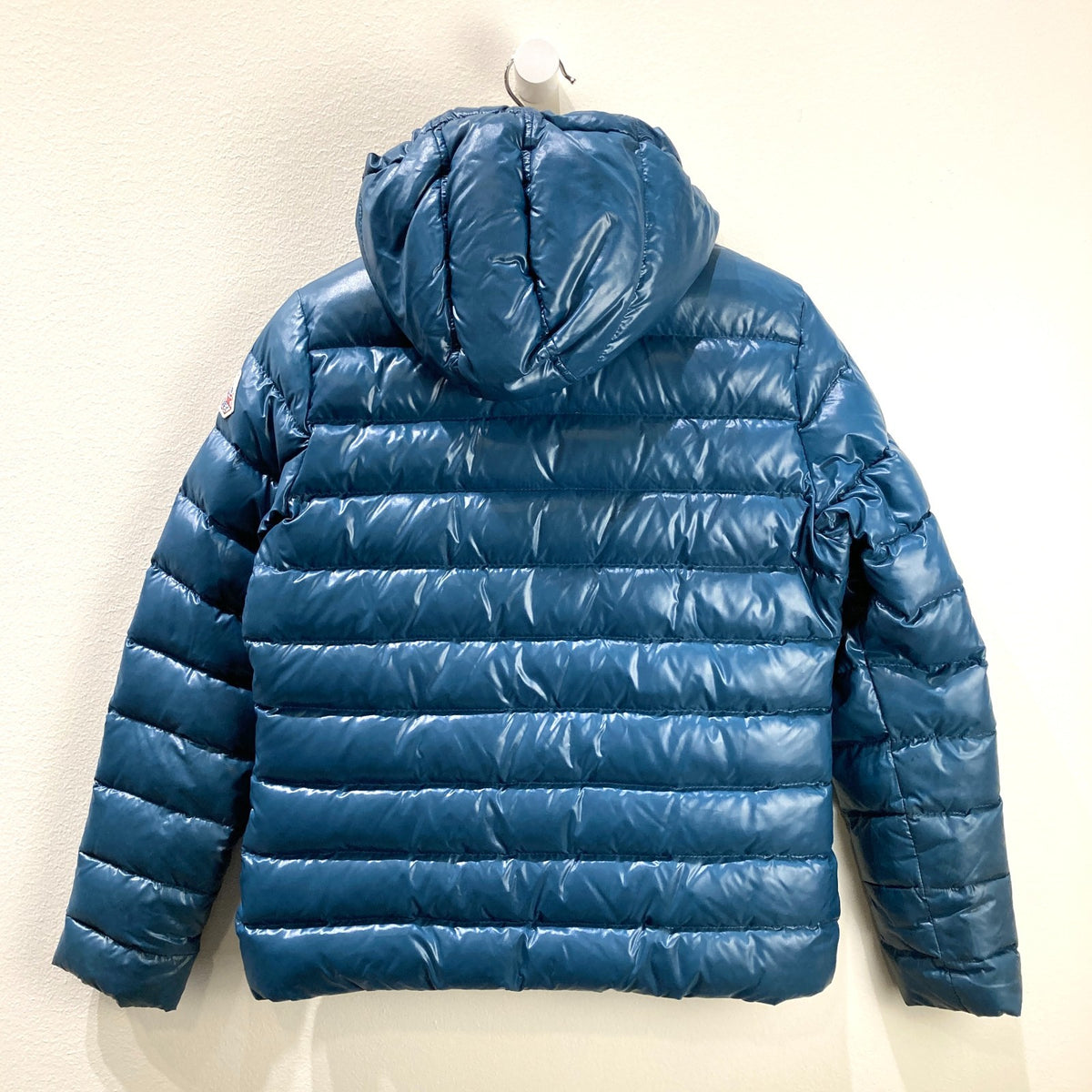 Pyrenex Dark Teal Blue Down Puffer Jacket Hooded Coat - Size 38 / M - 0208RT