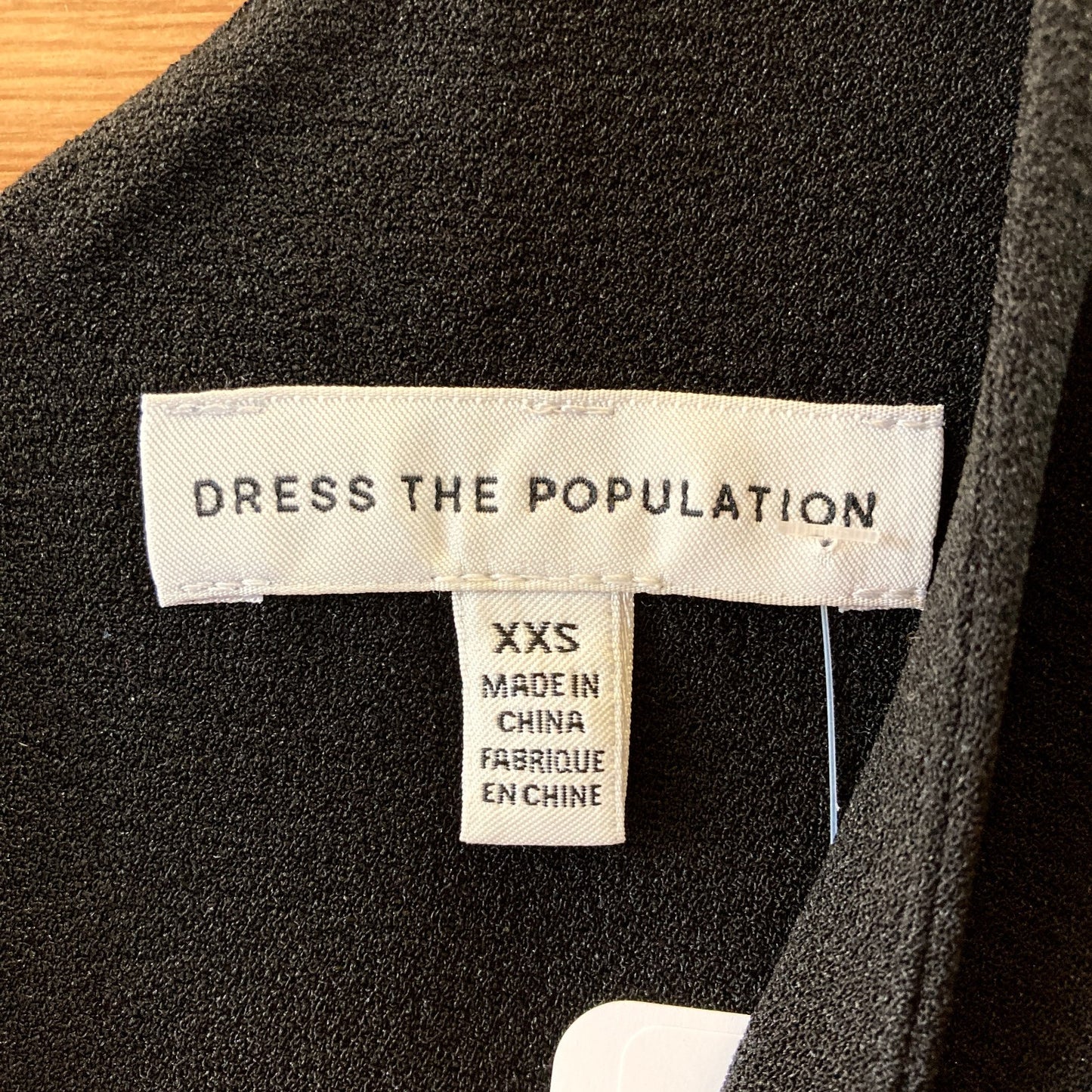 Dress the Population $198 Black Sandra Side Slit Maxi Dress - Size XXS - 0903BN