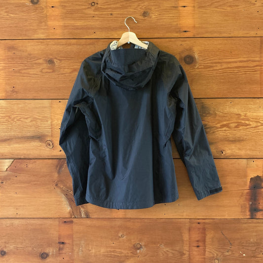 M - Patagonia Womens Black Hooded Womens Torrentshell Rain Jacket 0307TC