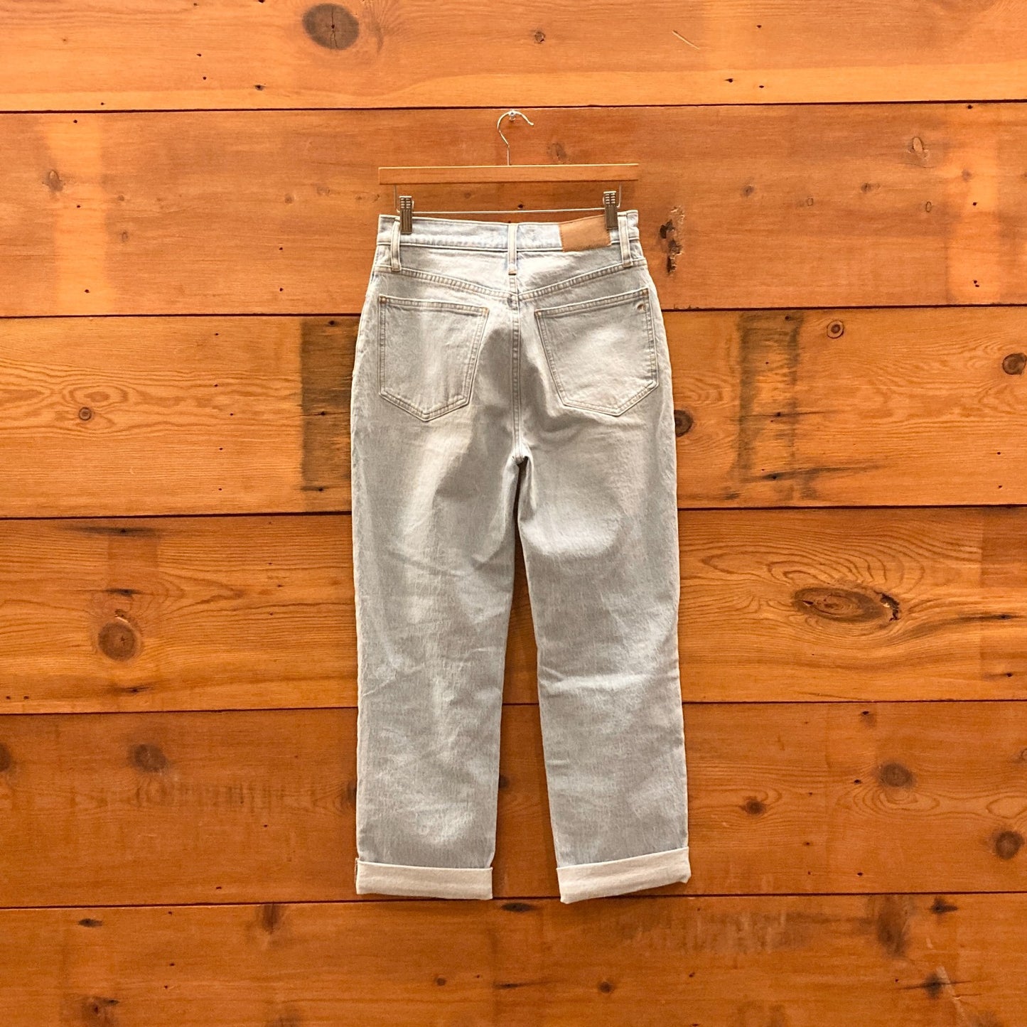 26 - Madewell Light Wash Denim NEW Perfect Vintage Straight Leg Jeans 1029EL