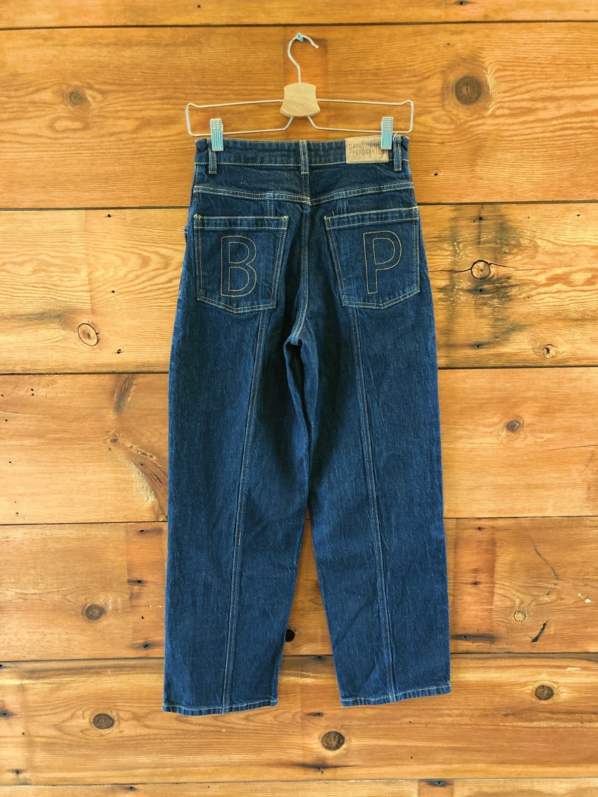 Baum Und Pferdgarten Dark Wash Rigid Denim Confection Jeans - Size 34 - 0717SM