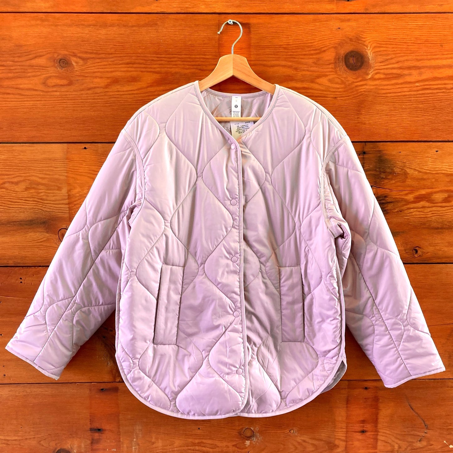 XS - Lululemon $229 Mink Pink Quilted Insulated Puffer Liner Jacket NEW 0703SC