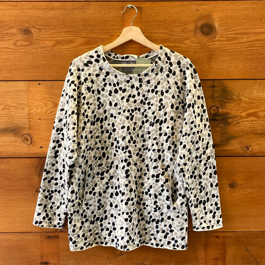Chloe Archive 2014 Dotted Jacquard Tunic Mini Sweater Dress - Size S - 0927EK