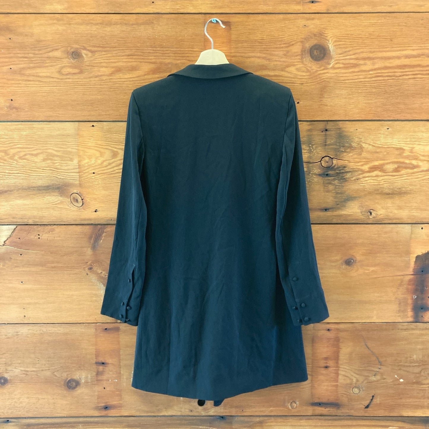 Babaton Aritzia Black Raine Wrap Blazer NEW $178 Mini Dress - Size XS - 0901SC