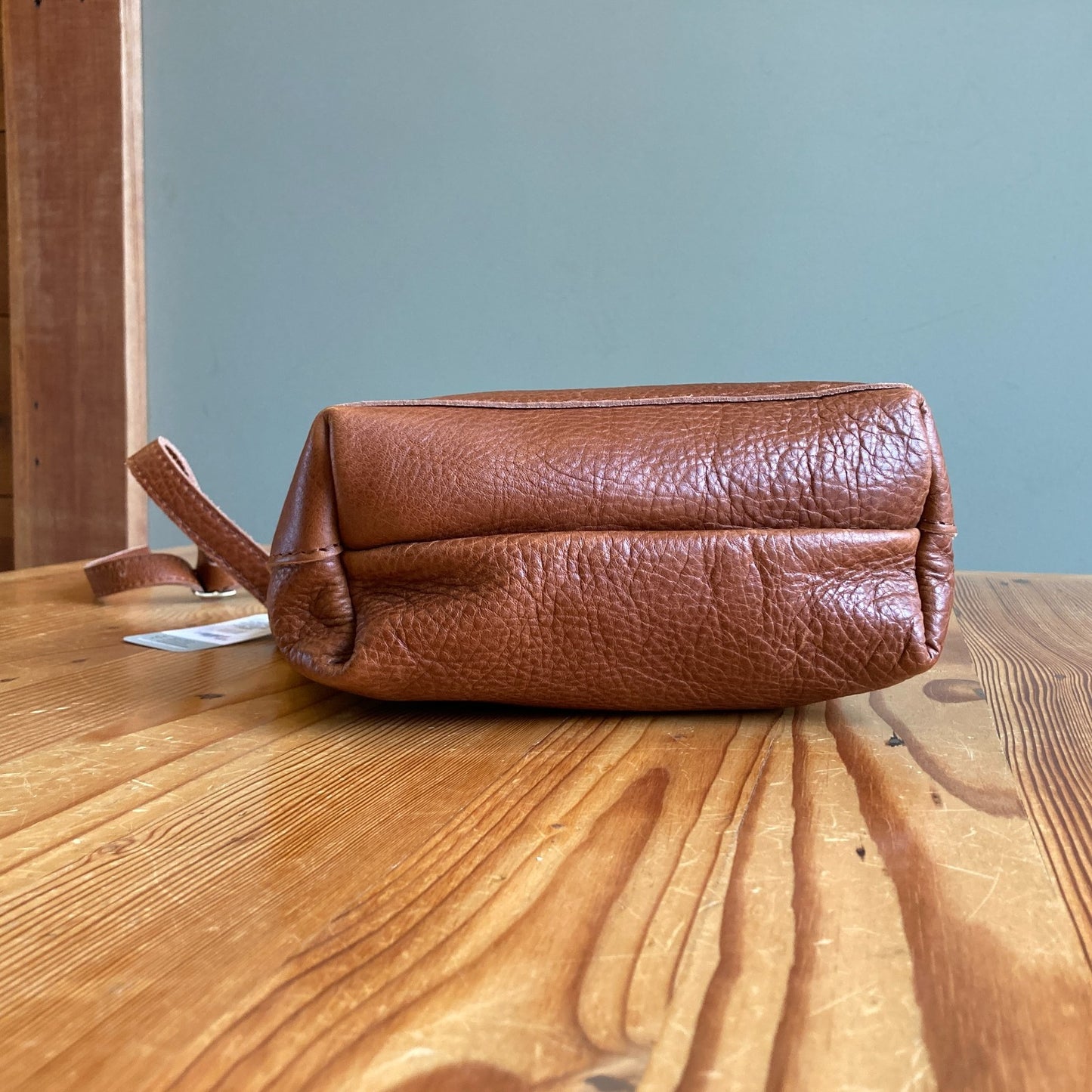 Portland Leather Goods Brown Mini Crossbody Top Handle Tote Bag 0104KR