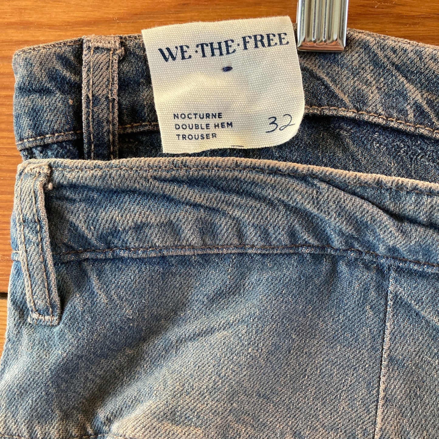We the Free People $248 Nocturne Double Hem Jeans - Size 32 - NEW - 1122CT