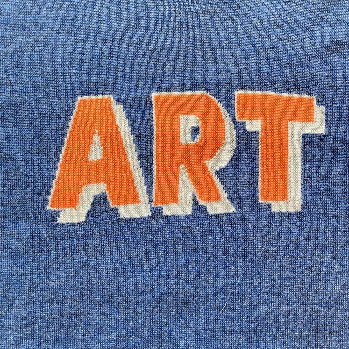 Zadig & Voltaire Blue Kennedy ART Merino Wool Sweater - Mens Size S - 1002MG