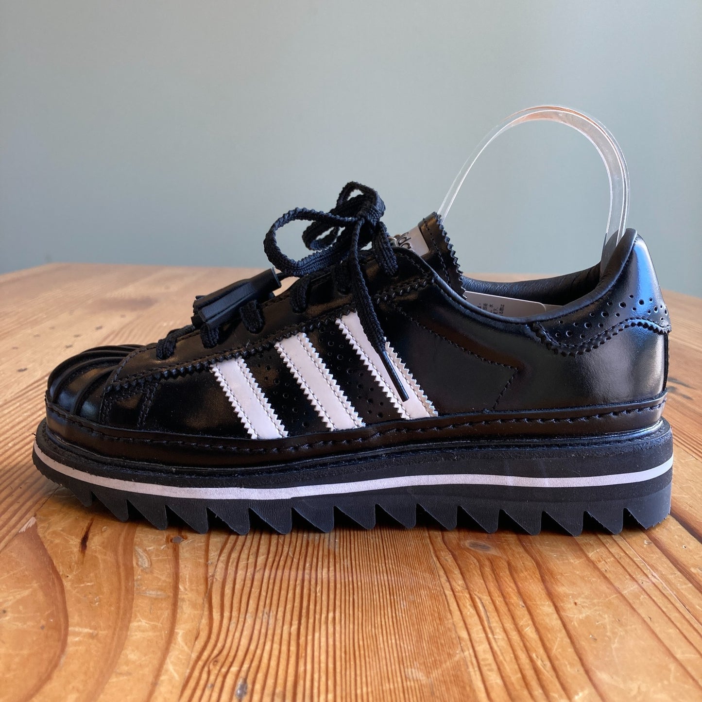 Adidas Black Dress Superstar CLOT by Edison Chen NEW Shoes - Size 7 - 1105HT