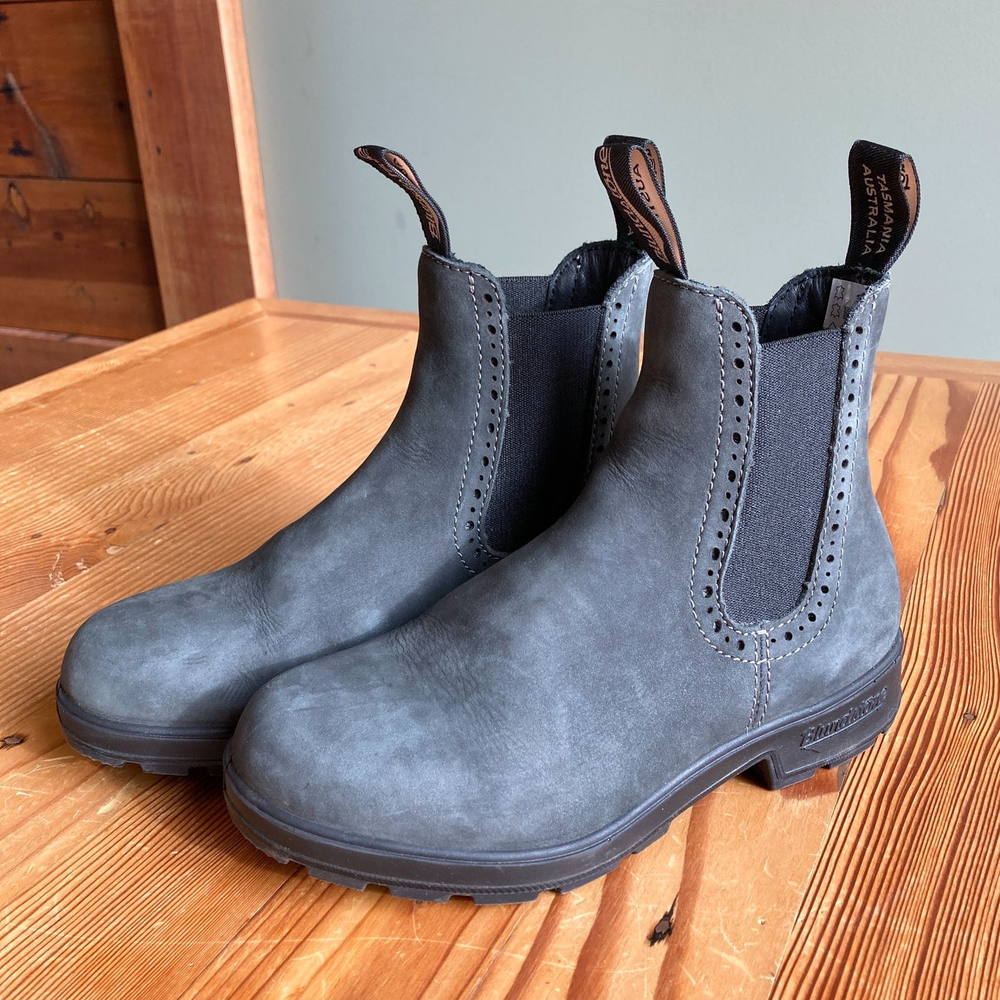 6.5 / 3.5 - Blundstone Black Leather 1630 Originals High Top Chelsea Boot 0312IG