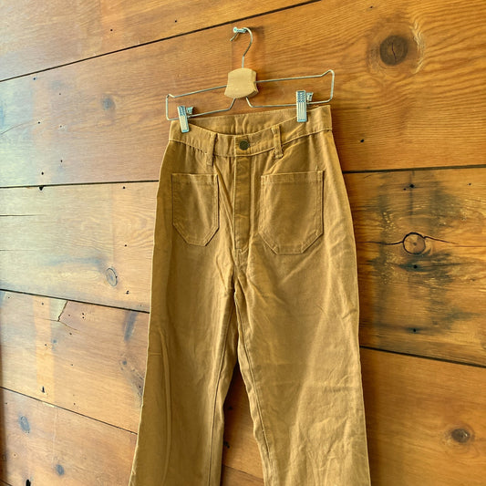 Lykke Wullf Honey Brown Straight Leg Womens Pants - Size 4 - 0312IG