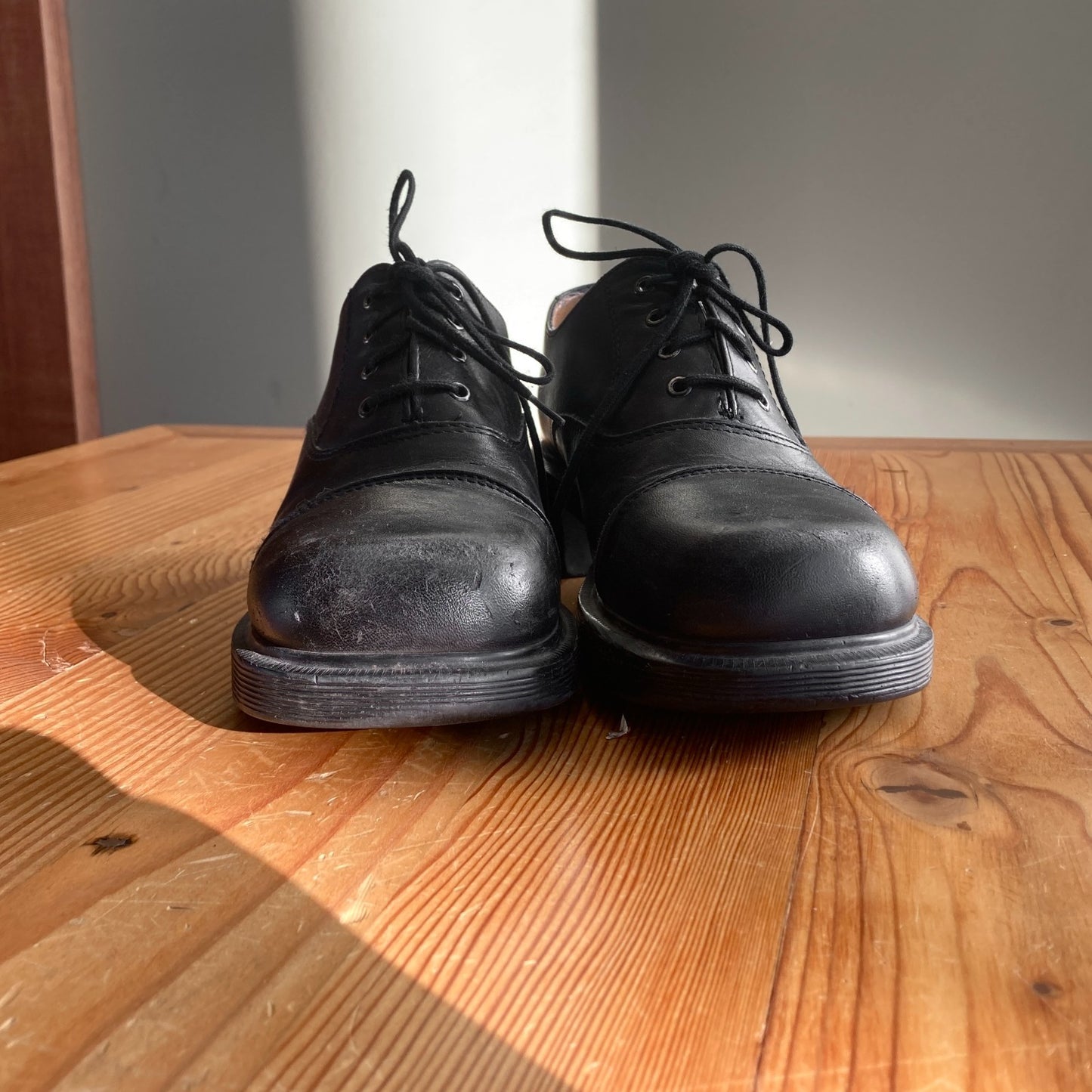 8 - Dr Martens Black Y2K 90s Made In England Chunky Platform 8671 Oxford 0609CM