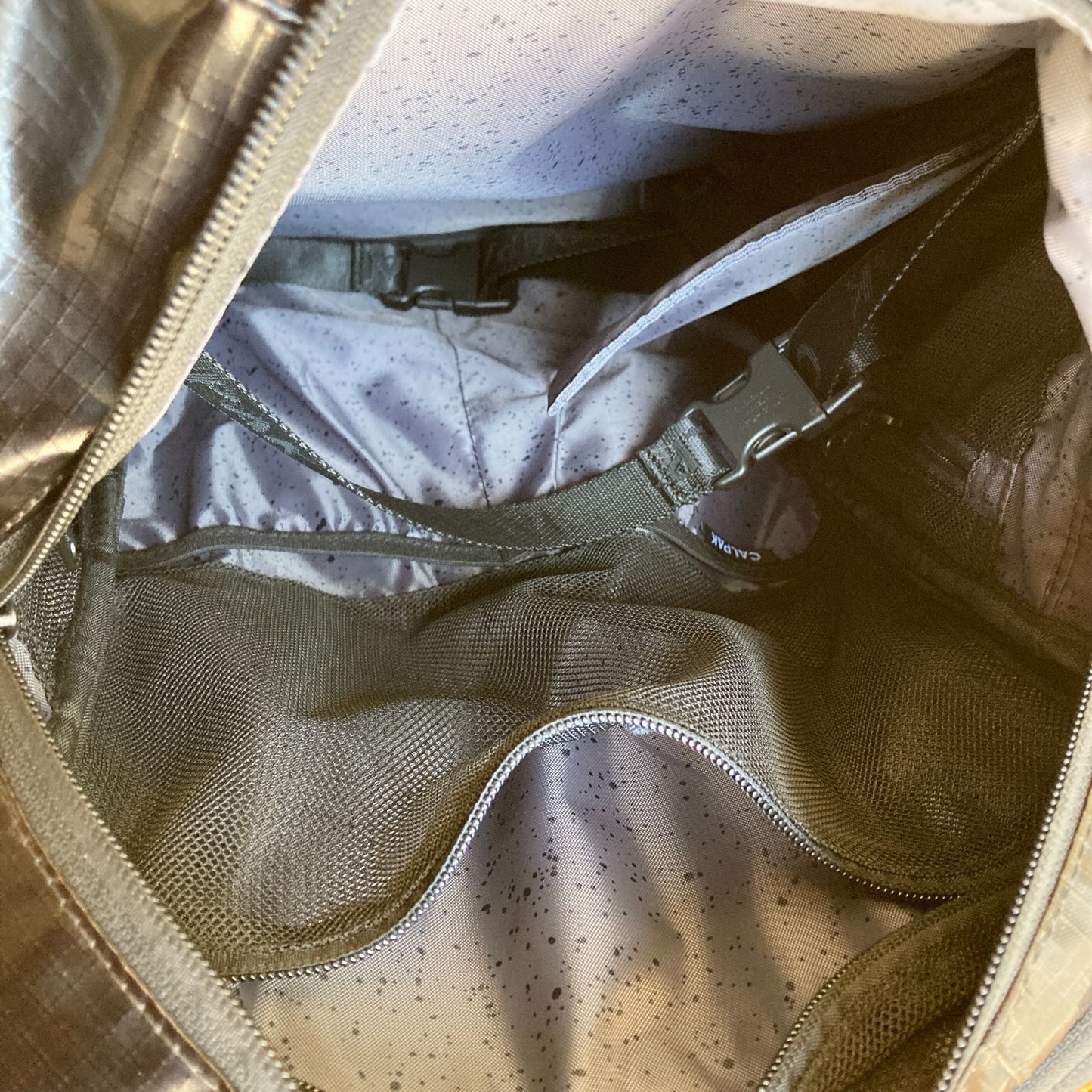 Calpack $198 Black Matte Obsidian Terra 26L Laptop Duffle Backpack - 4427SC