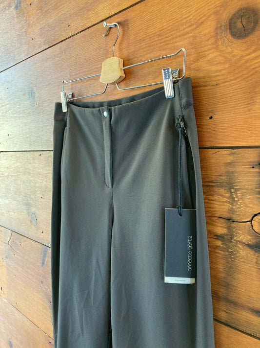 Annette Gortz $640 Anthracite Slim Leg Pants - Size 40 / M - NEW - 4427SC