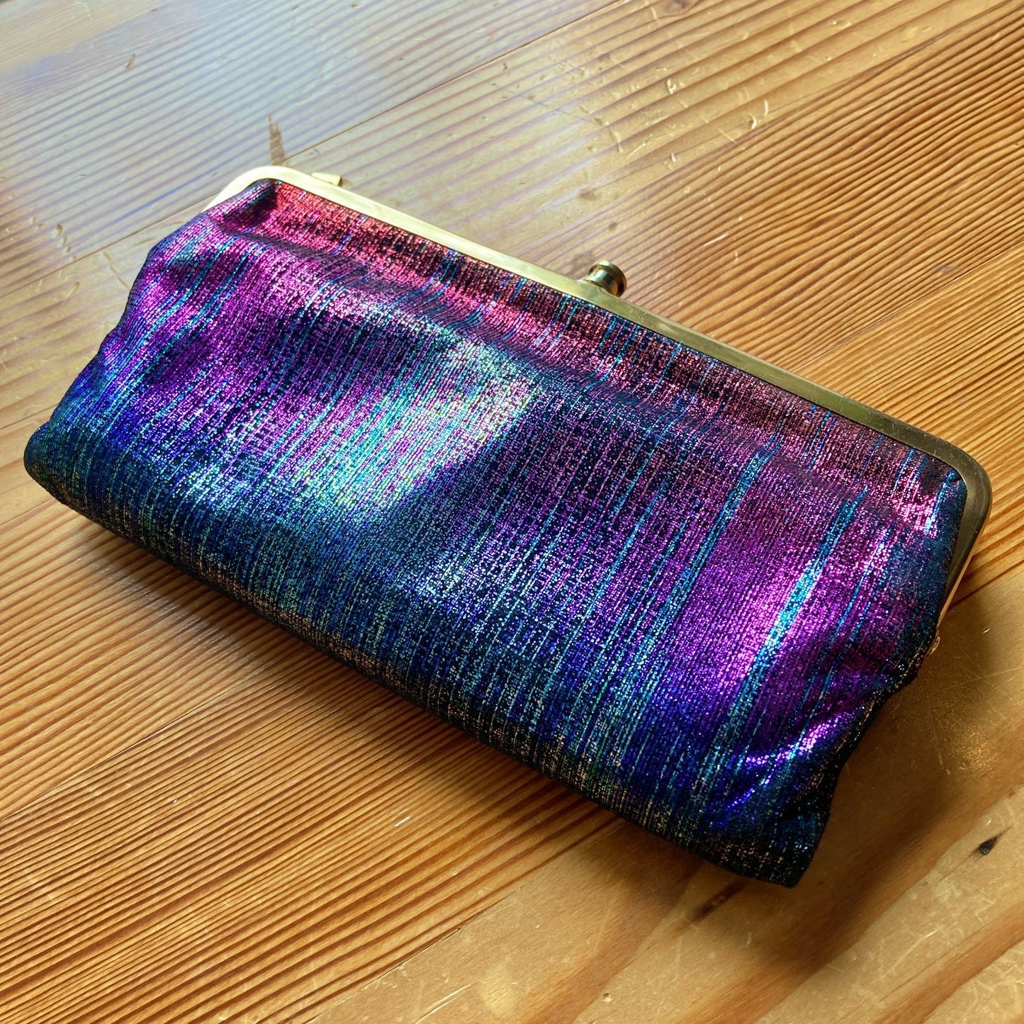 Hobo International Multi Color Metallic Lauren Bi Fold Wallet - 0715EJ