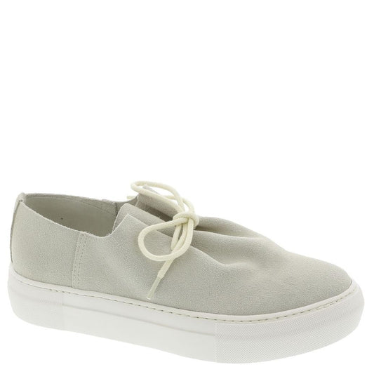 39 / 8.5 - All Black Grey Suede Gathered Sneaker Shoes $173 NEW w/ Box 0416JW