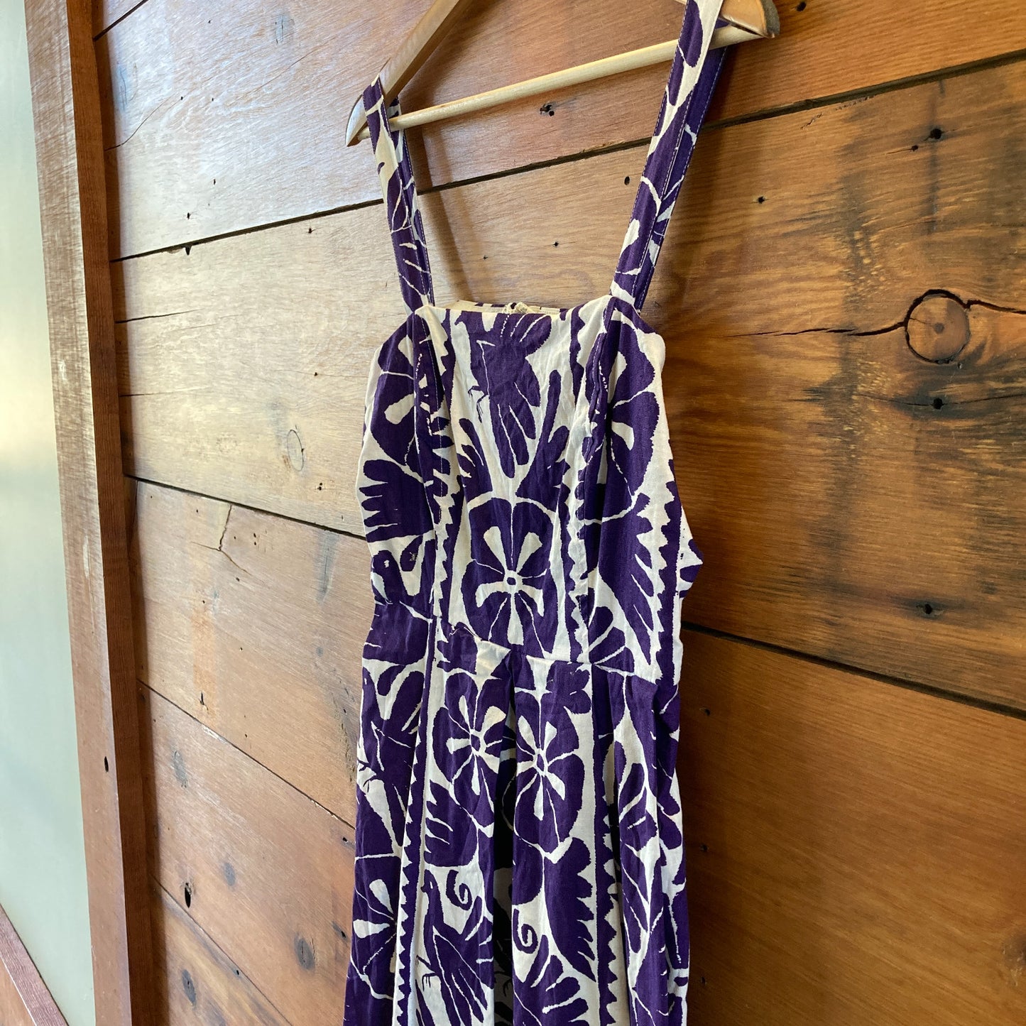 Corey Lynn Calter Anthropologie Purple White Print Midi Dress - Size M - 0610HG