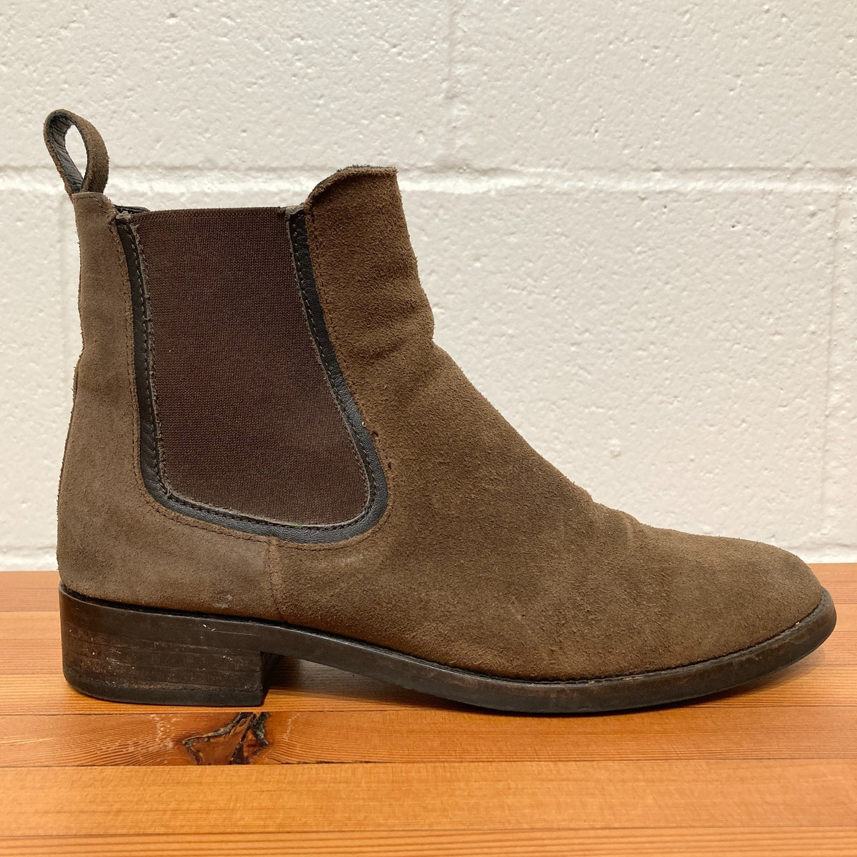 Thursday Boot Co. Brown Suede Leather Chelsea Ankle Boots - Size 9.5 - 1103ES