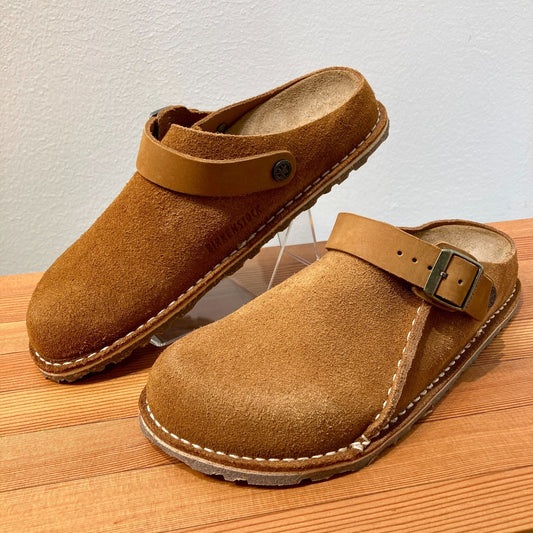 Birkenstock Mink Brown Lutry Premium Suede Shoes NEW w/ Box - Size 8 - 0314GM