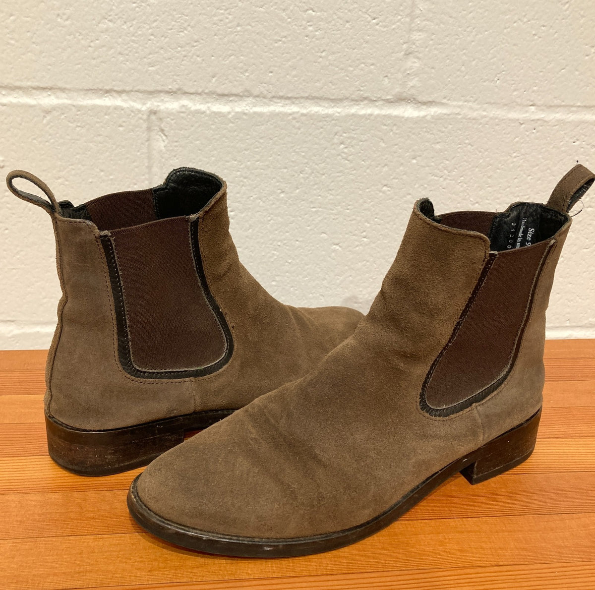 Thursday Boot Co. Brown Suede Leather Chelsea Ankle Boots - Size 9.5 - 1103ES