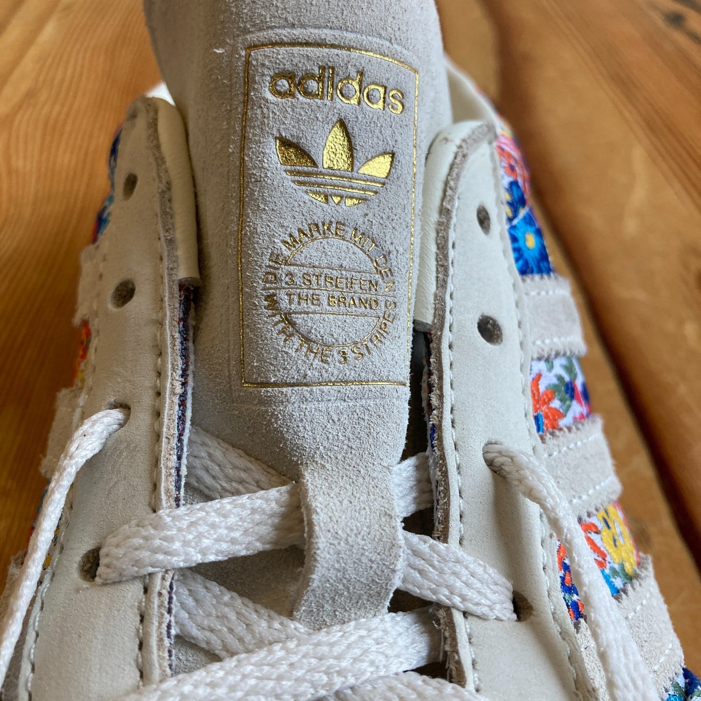 Adidas x Liberty London Floral Gazelle Sneakers Shoes Size 6.5 - 0517DS