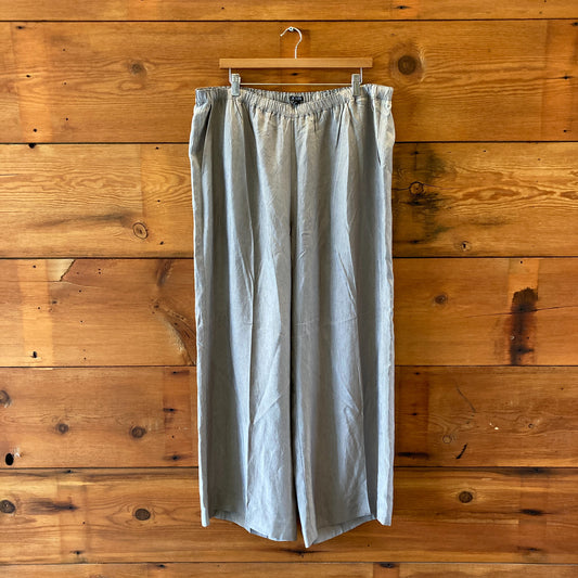 J Crew Gray Stratus Textured Satin Womens NEW Pants - Size XL - 0514AT
