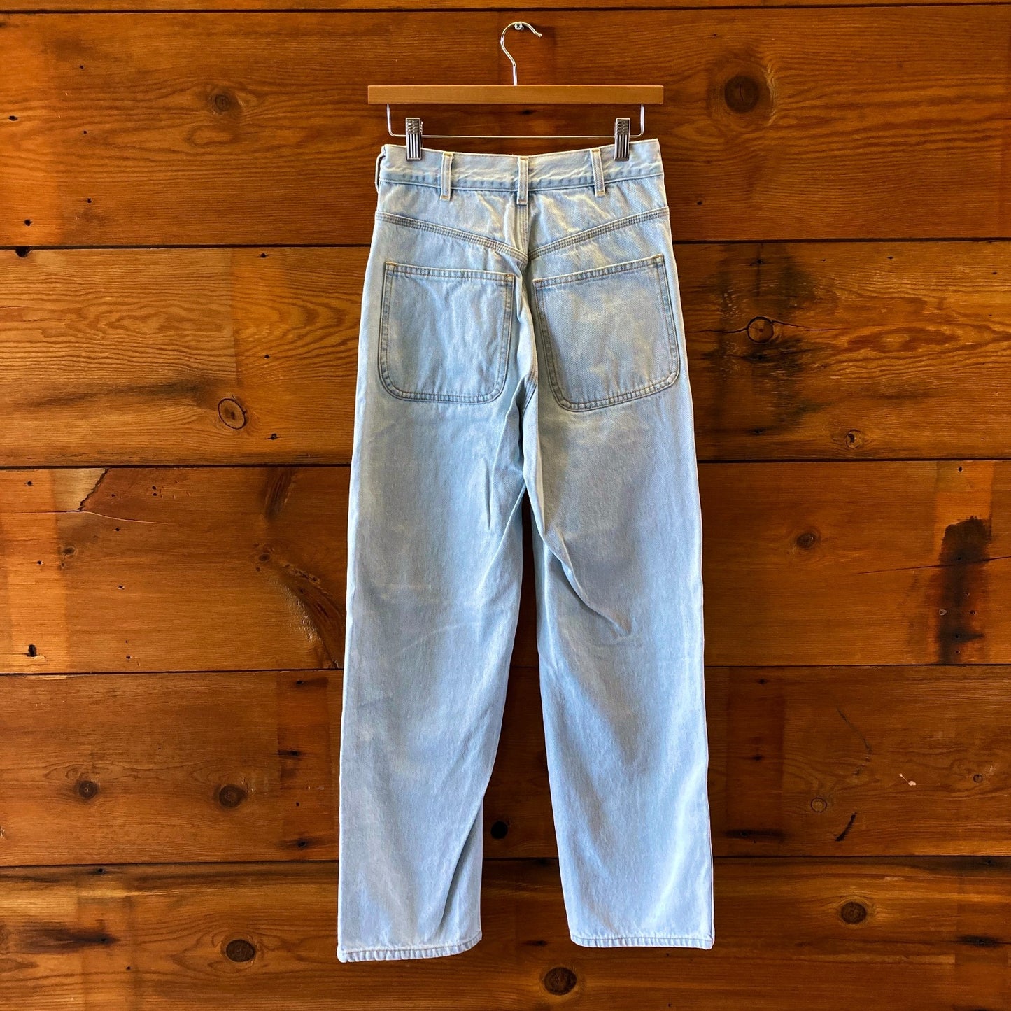 Jesse Kamm $425 Light Wash High Waist Button Fly 225 Cowboy Jeans - Sz 6- 0611AJ