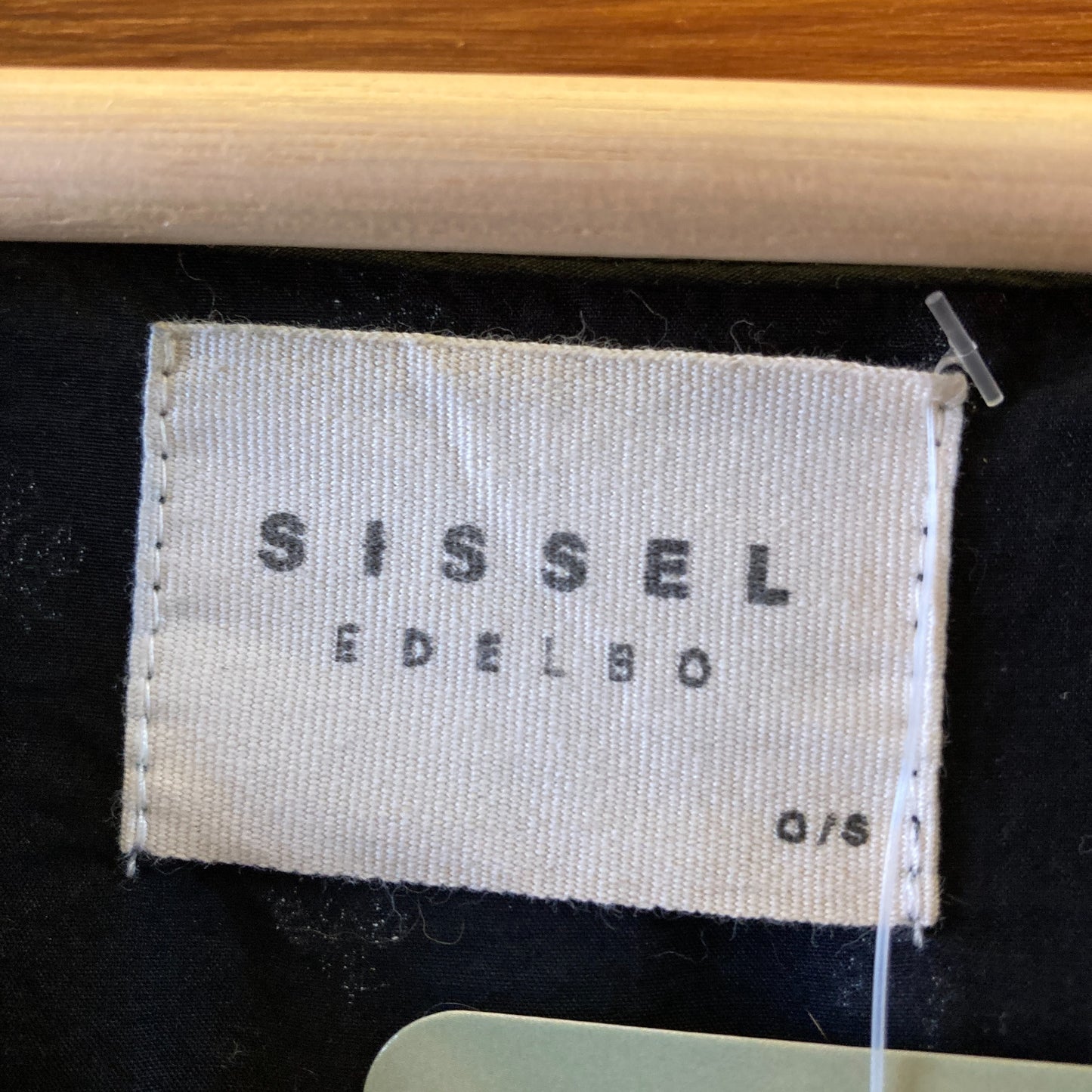 Sissel Edelbo Black Embroidered Rose Pattern Shirt Top - Size S - 0304HJ