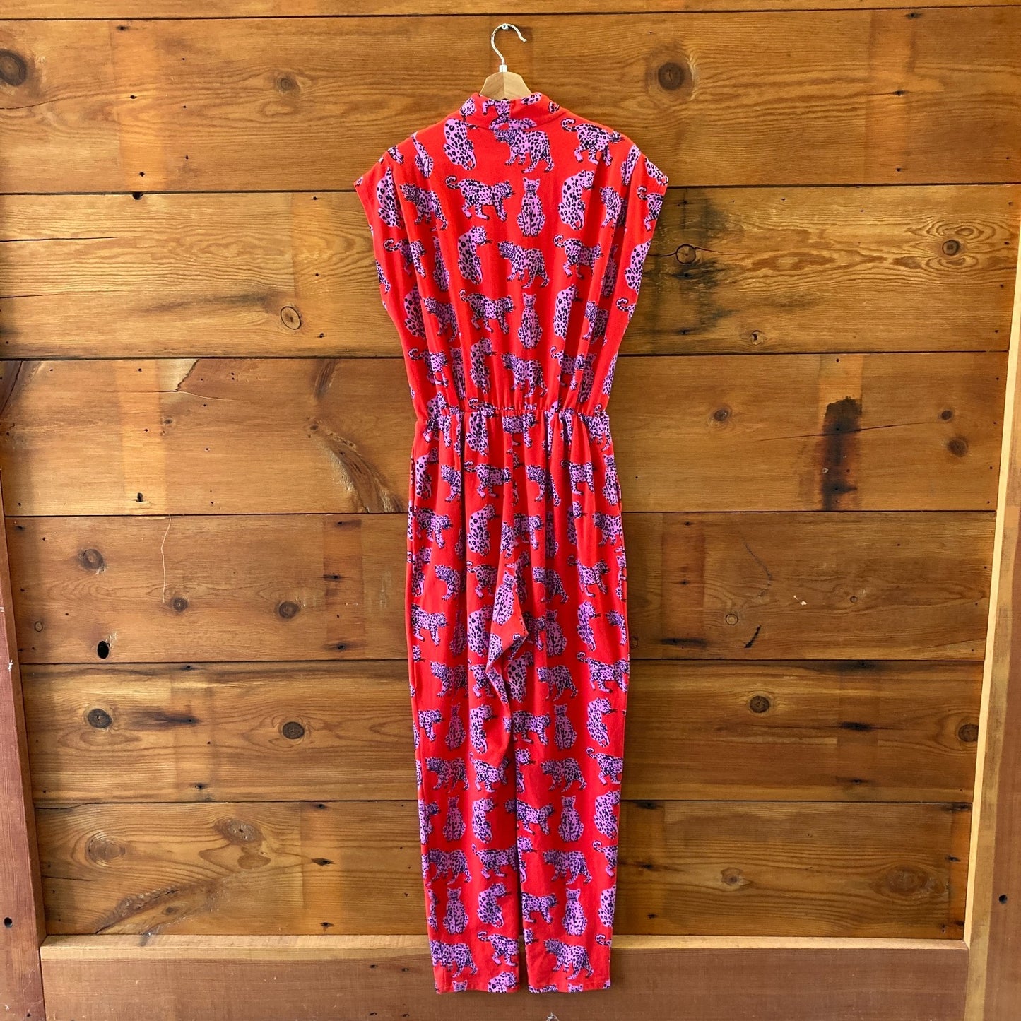 Nooworks Red Sondler Cat Sleeveless Knit Magic Suit Jumpsuit - Size 2X - 0430RM