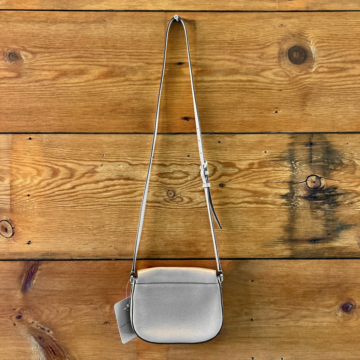 Kate Spade Warn Beige Pebbled Leather Leila Mini Flap Crossbody Bag - 0831HF