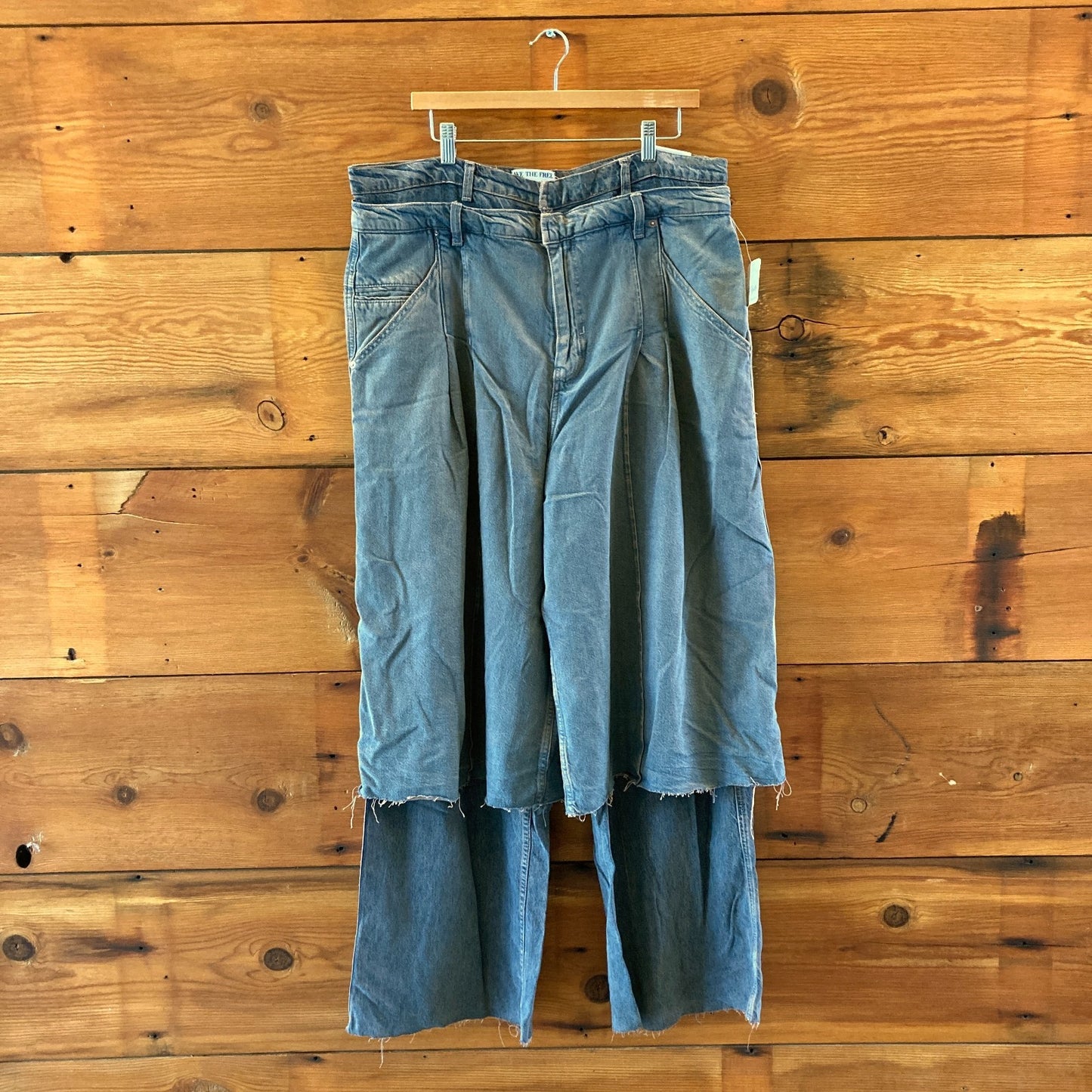 We the Free People $248 Nocturne Double Hem Jeans - Size 32 - NEW - 1122CT