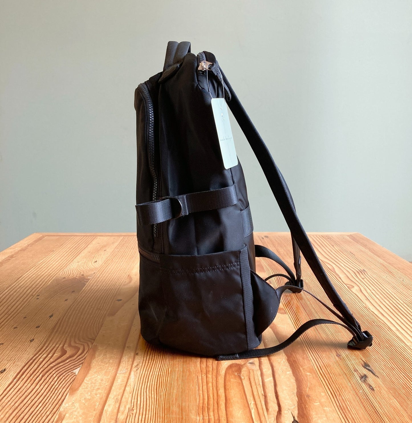 Lululemon Black Nylon 22L New Crew Backpack Laptop Bag - 4427SC