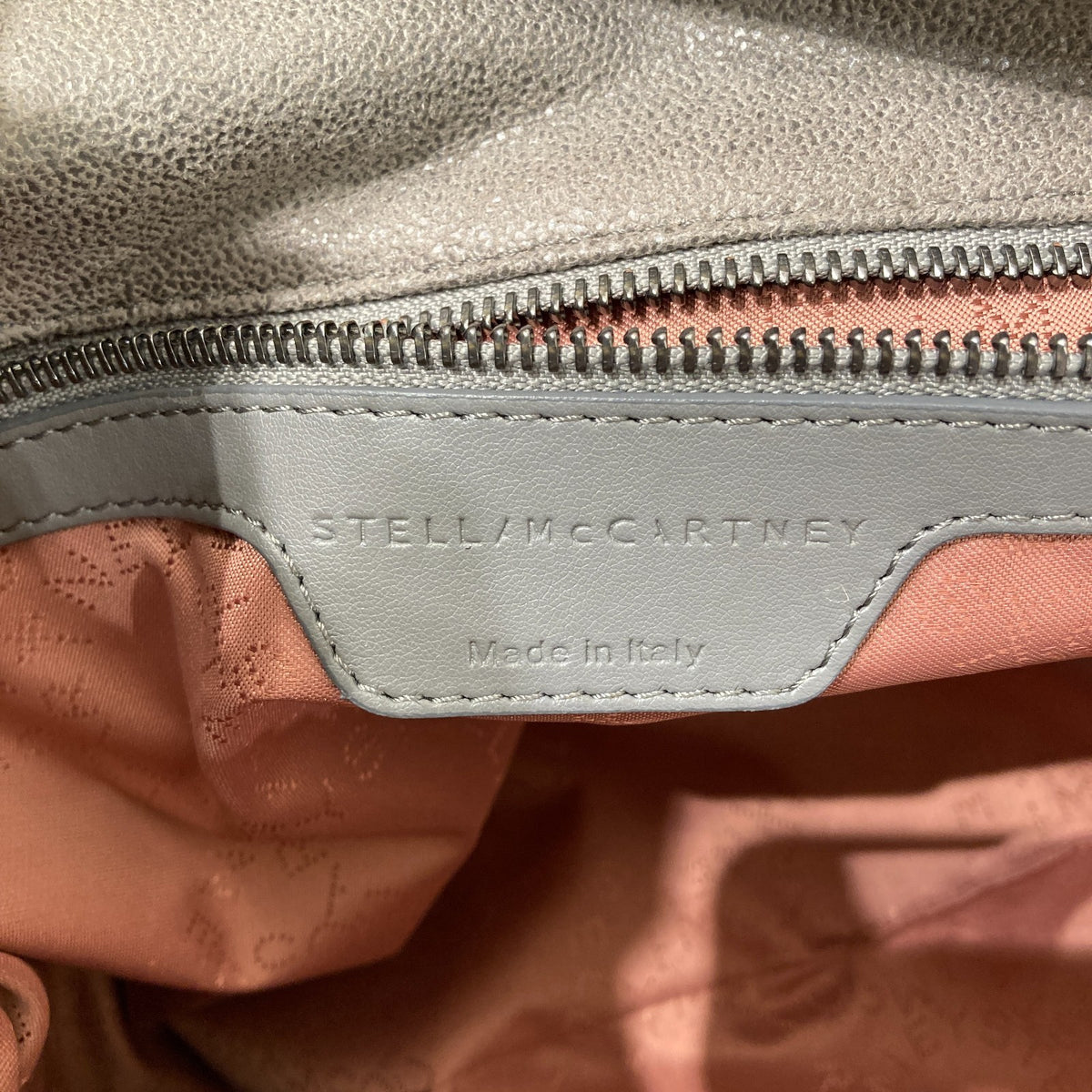 Stella McCartney $440 Gray Quilted Chain Strap Falabella Bag Purse - 1017SC