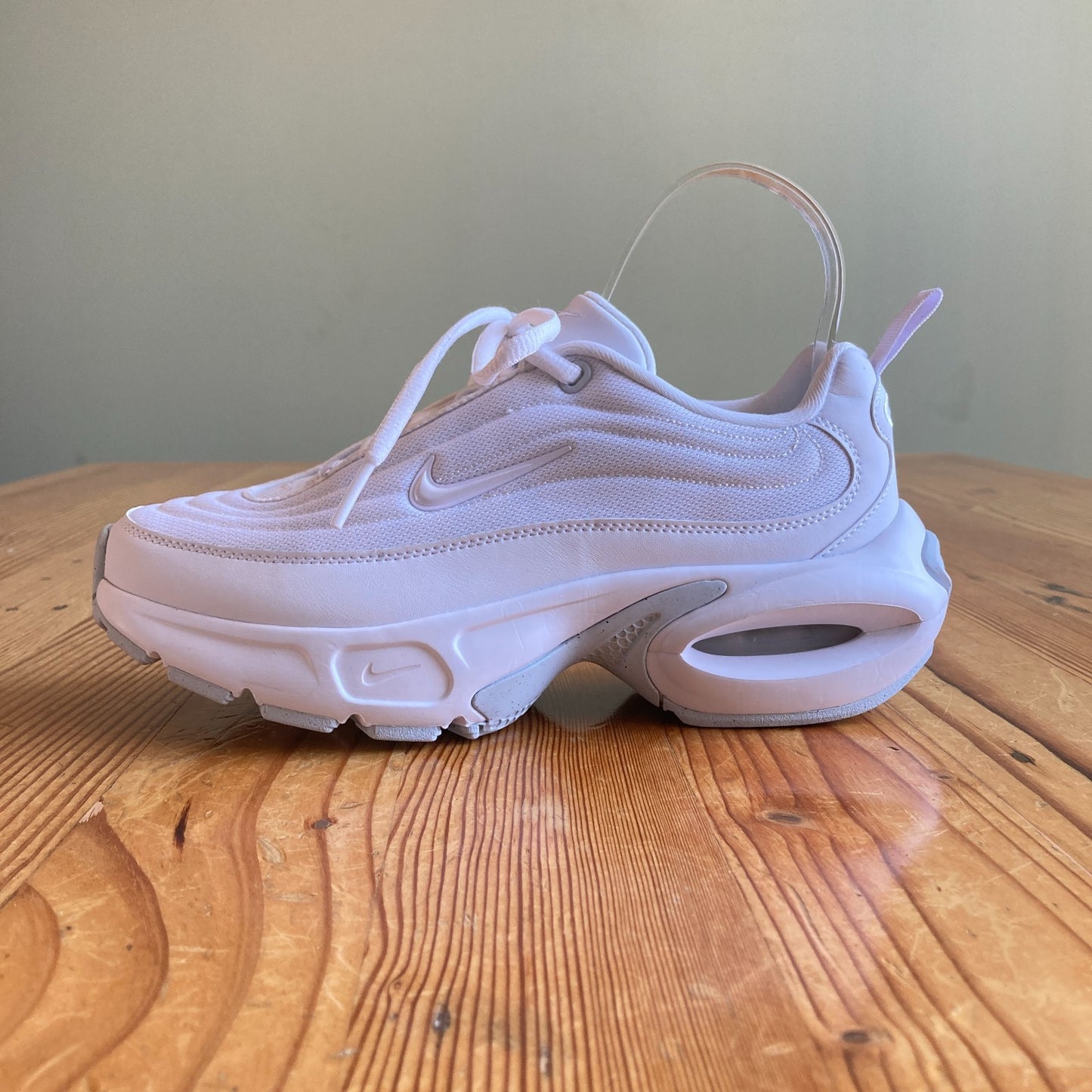 Nike White Air Max Portal Chunky Platform Sneakers Shoes - Size 7 - 1103ES
