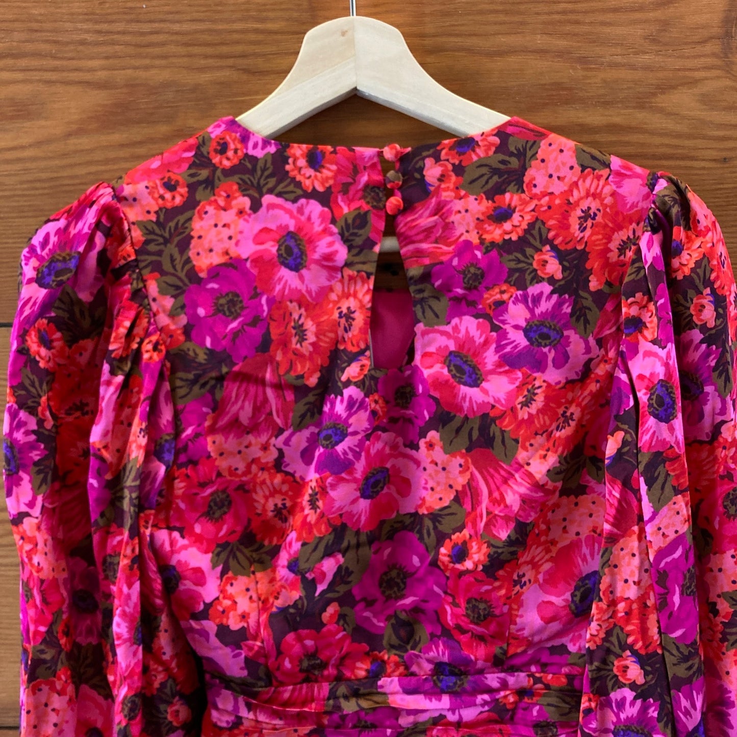 For Love & Lemons Pink Floral Lauren Cut Out Dress - Size XS - NEW - 0515CJ