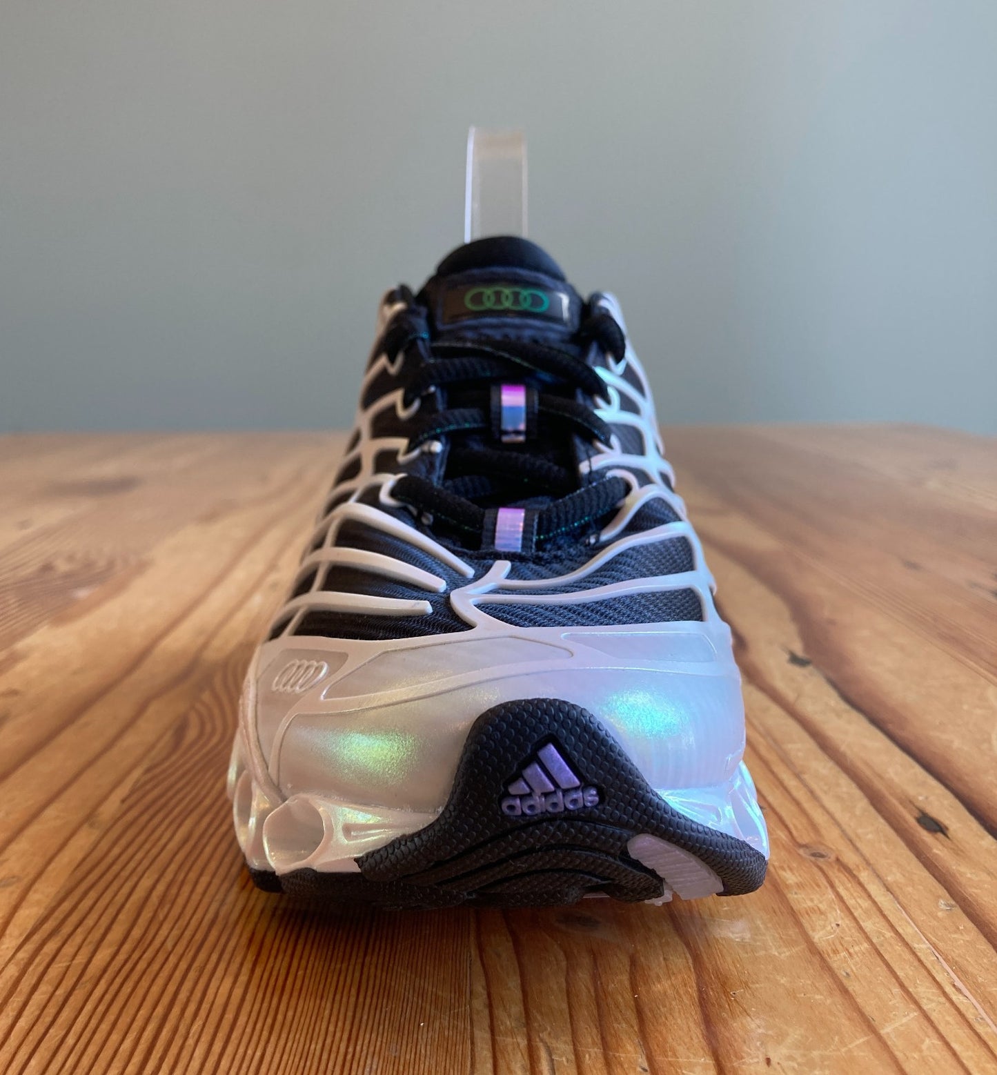 Adidas $250 Black White Megaride F50 Audi Revolut Shoes - Size 7 - NEW - 0604AF
