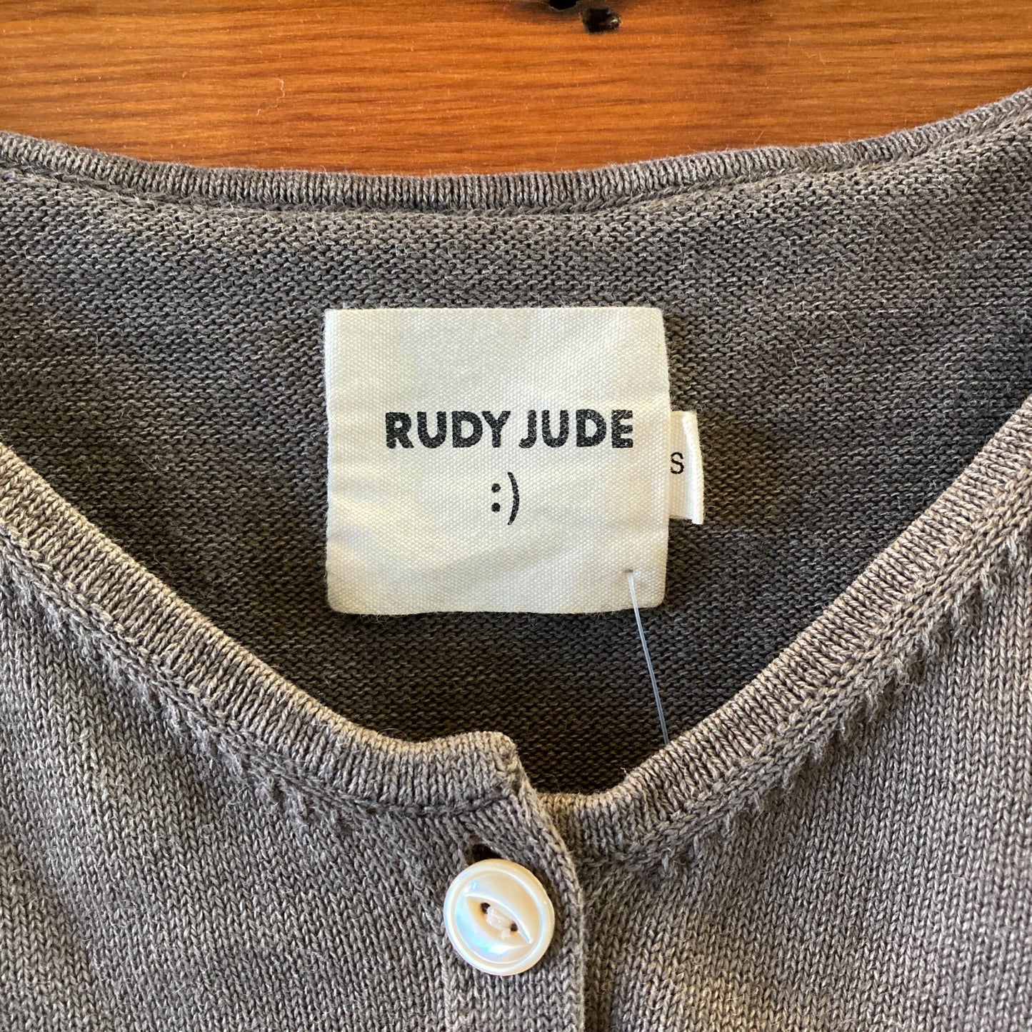 S - Rudy Jude Gray Button Front Adult Womens Tank Top 0312IG