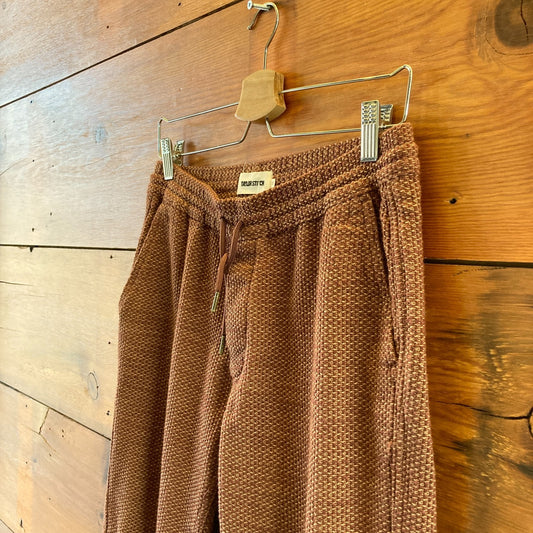 Taylor Stitch Brown The Apres Drawstring Organic Cotton Pants - Size XS - 0927LL