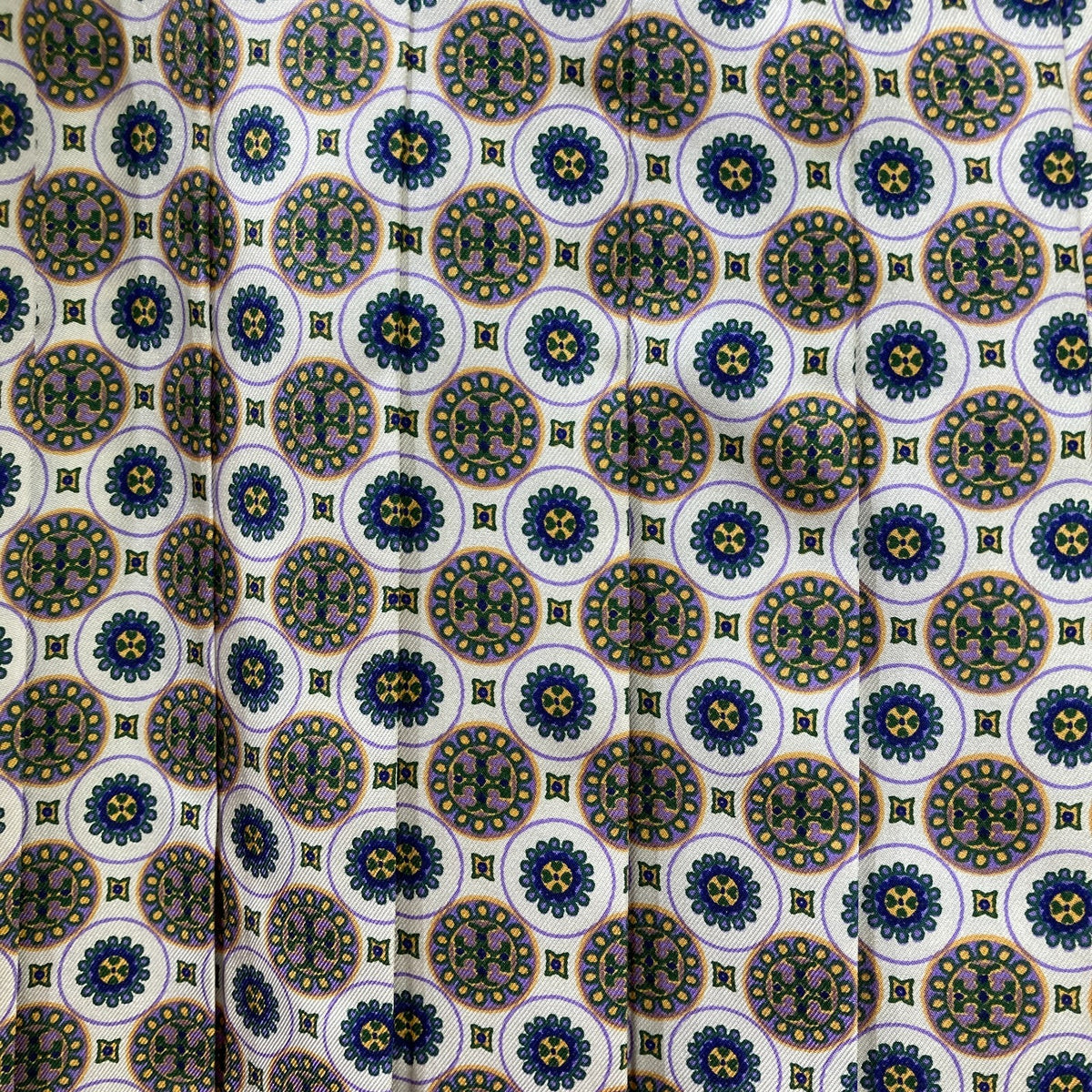 Tory Burch $498 Batik Medallion Carmine Pleated Skirt - Size 4 - NEW - 1017SC