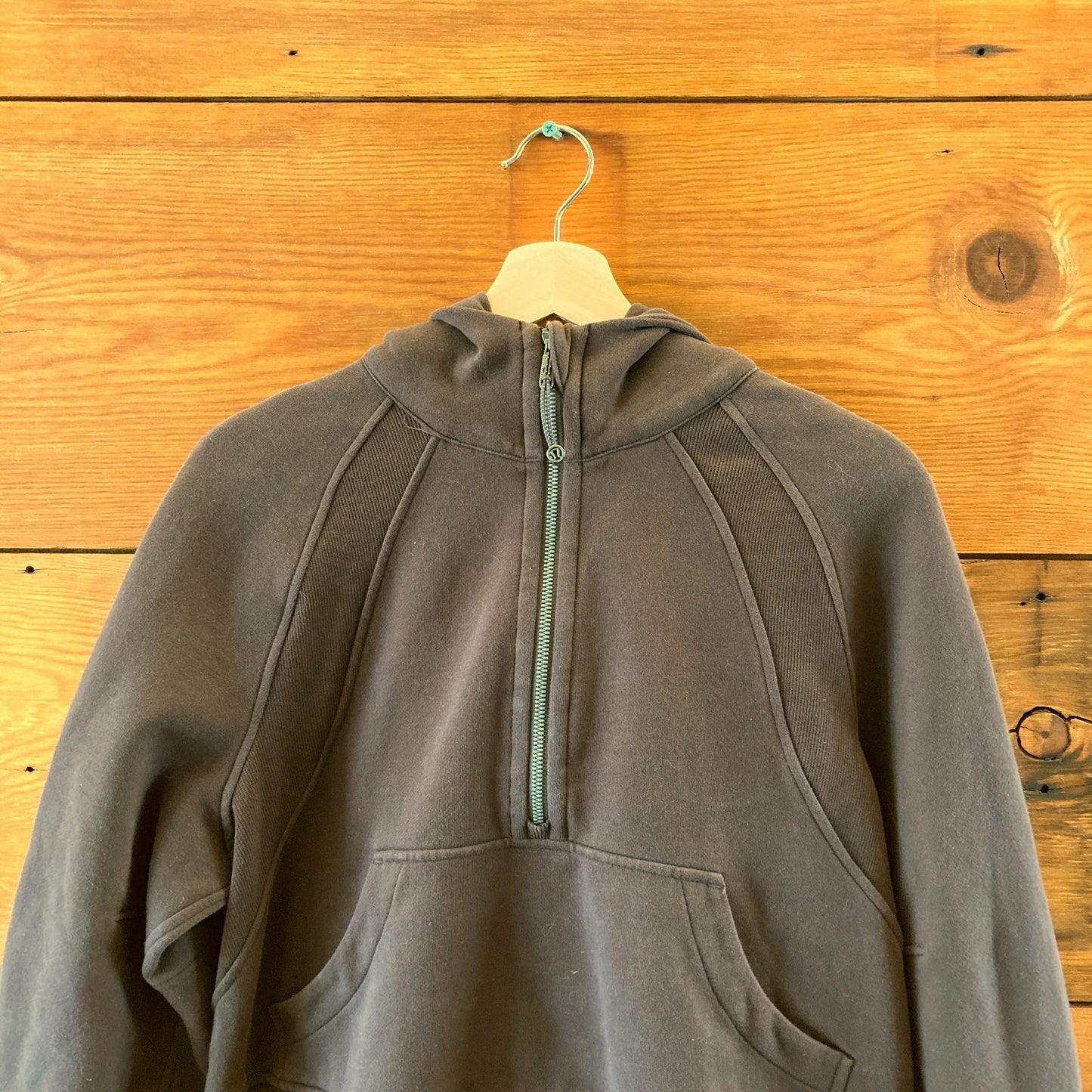 Lululemon Brown Cropped Hooded Half Zip Scuba Sweatshirt - Size XS / S - 0720LP