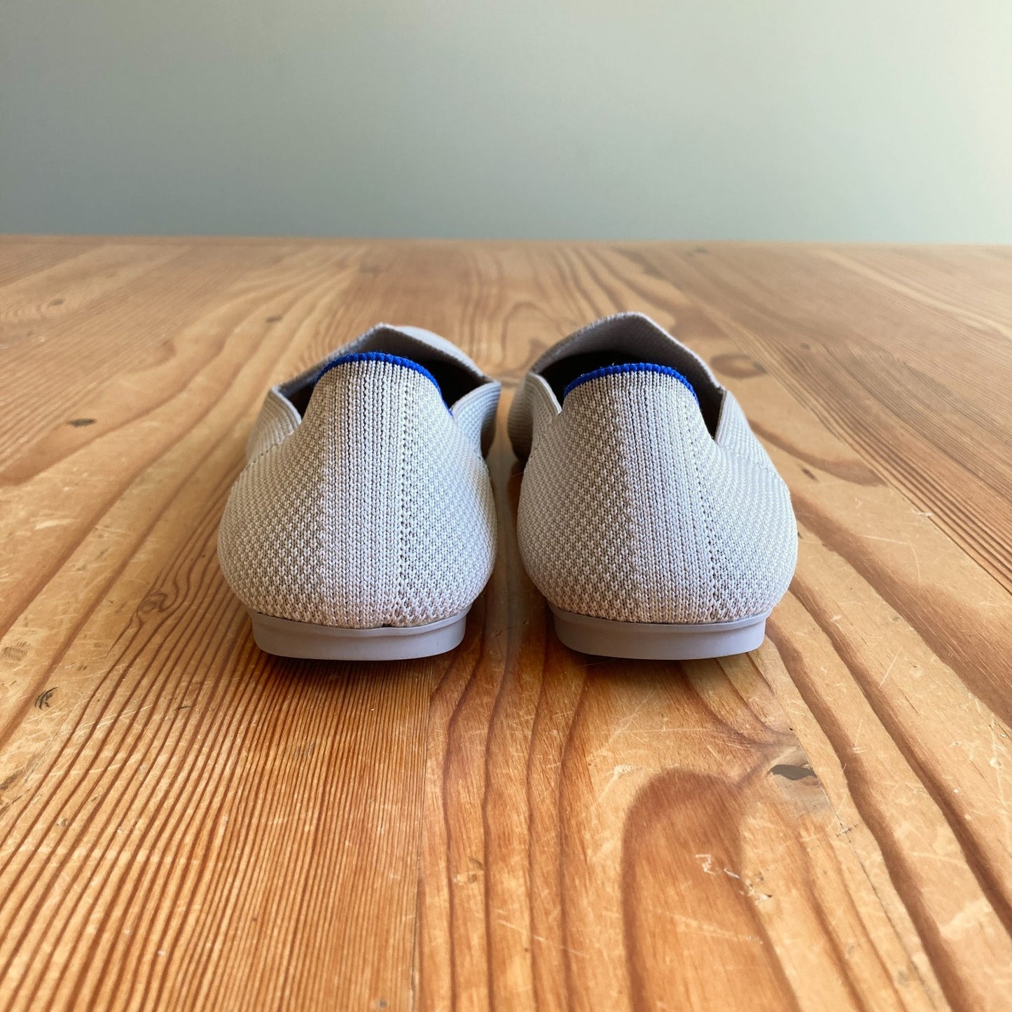Rothy's Neutral Linen Double Stitch Slip On The Loafer Shoes - Size 7 - 0512MF