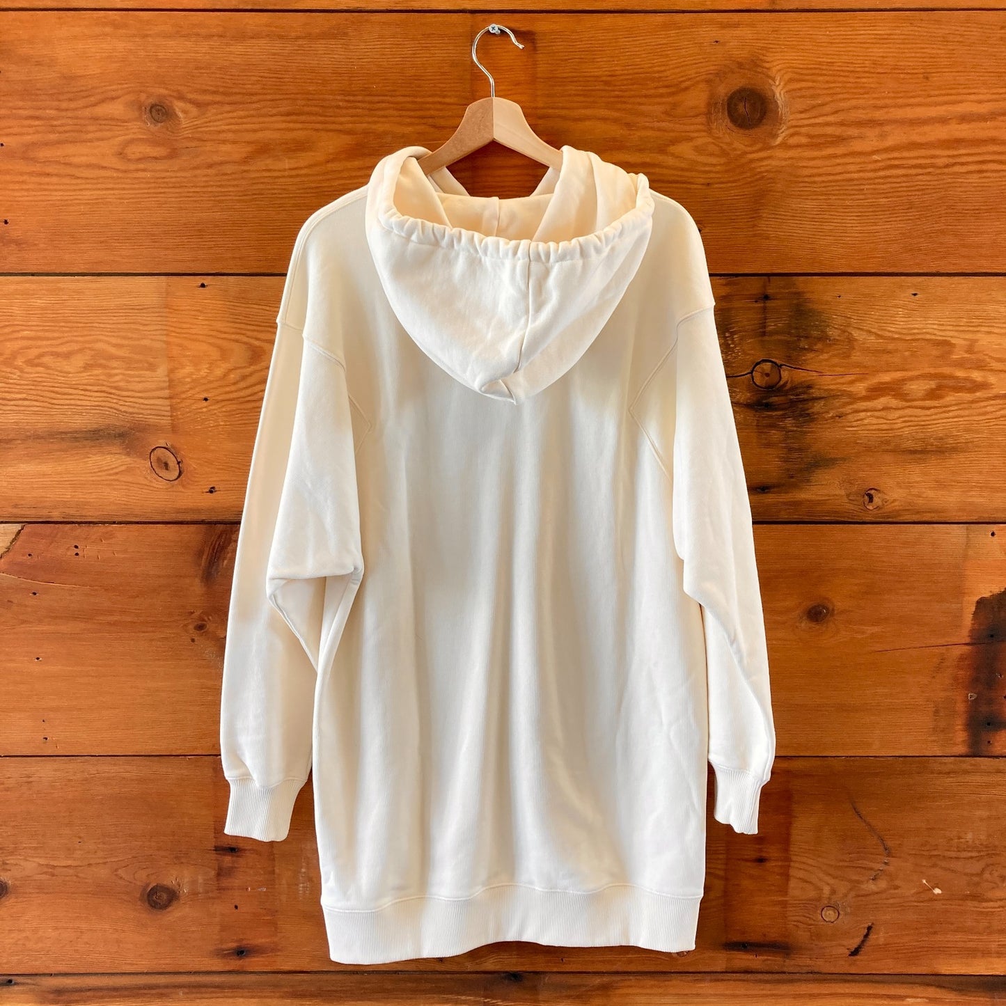 Les Coyotes De Paris Cream NEW Hoodie Sweatshirt Dress - Size 36 / S - 1118SM