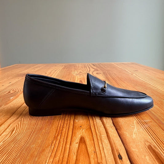 Nisolo $228 Black Leather Lucy Loafers Shoes - Size 10 - NEW - 0815CJ
