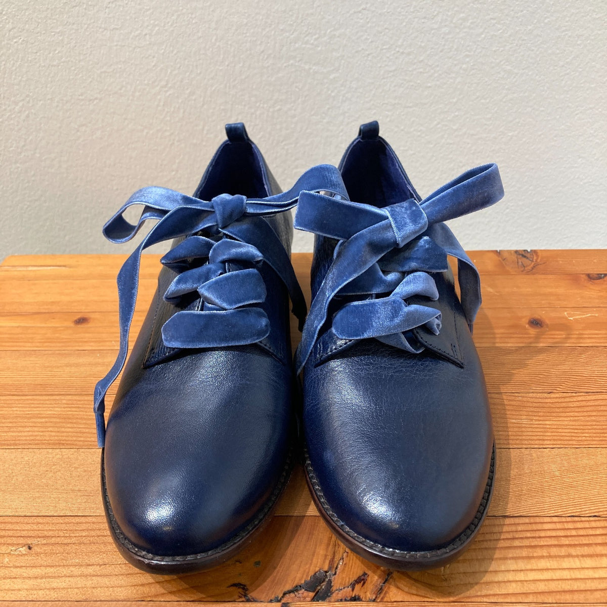 Silent D Anthropologie Navy Leather Callan Oxford Shoes - Size 36 / 6 - 0823JN
