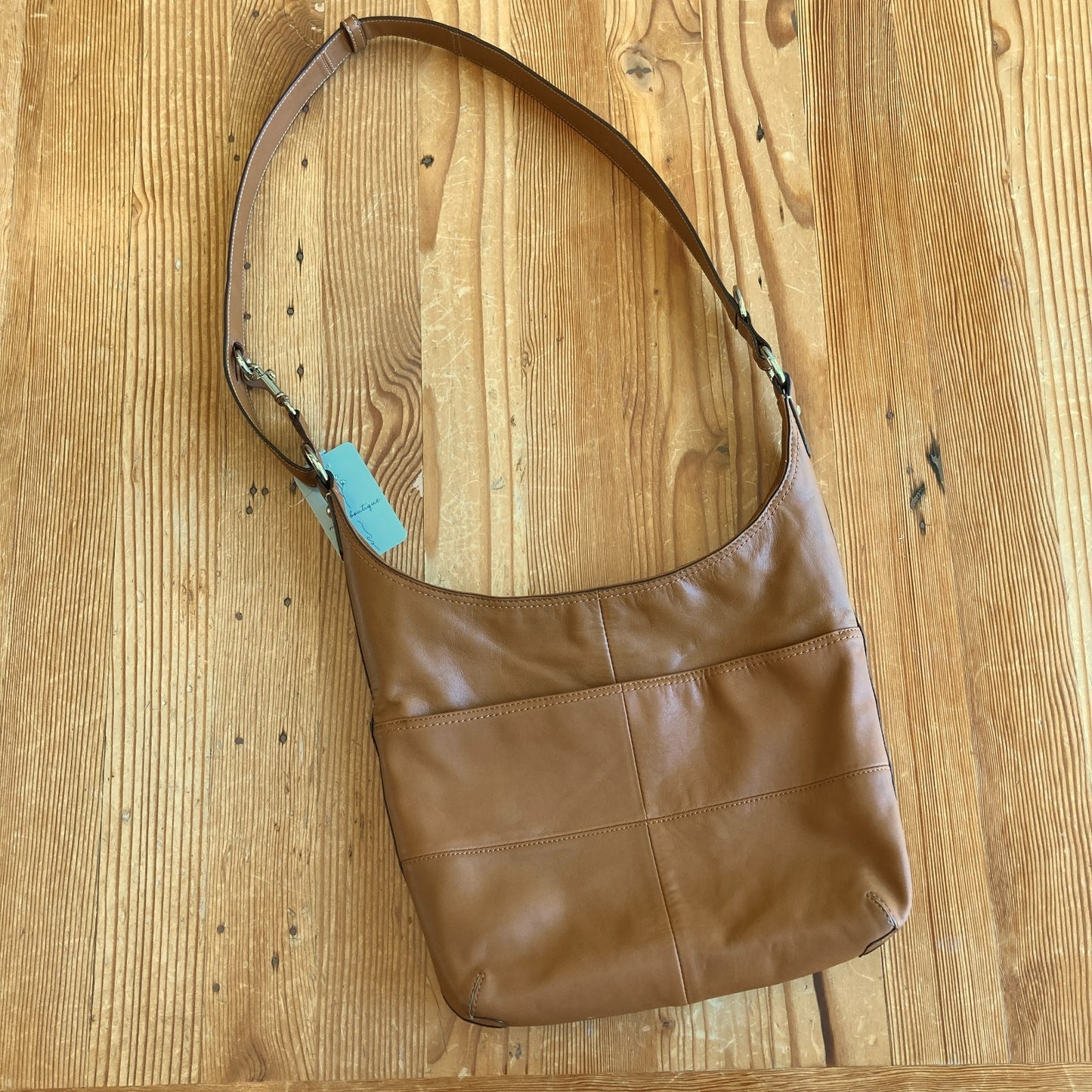 Coach Camel Brown Leather Y2K F17116 Shoulder Bag - 0704CM