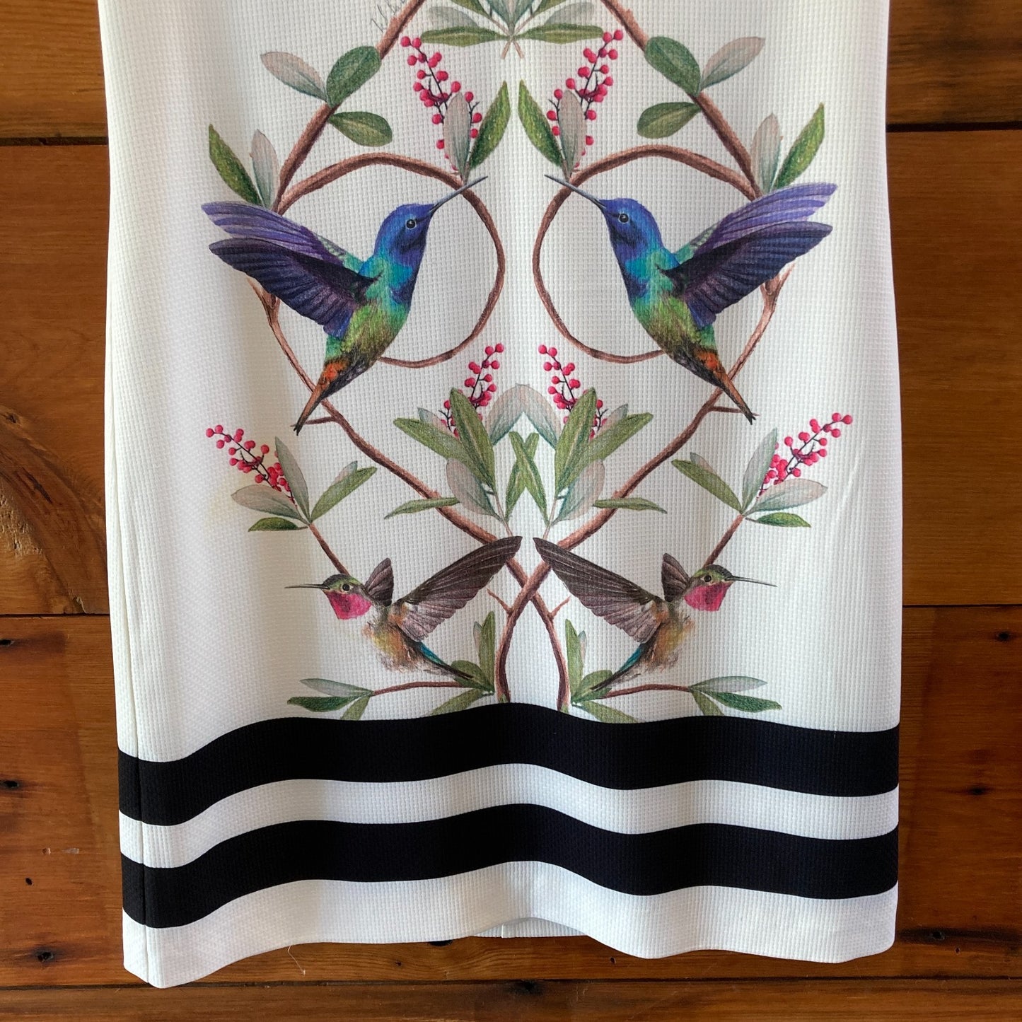 Ted Baker White Hummingbird Open Shoulder Emestin Dress - Size 2 - 0108SR