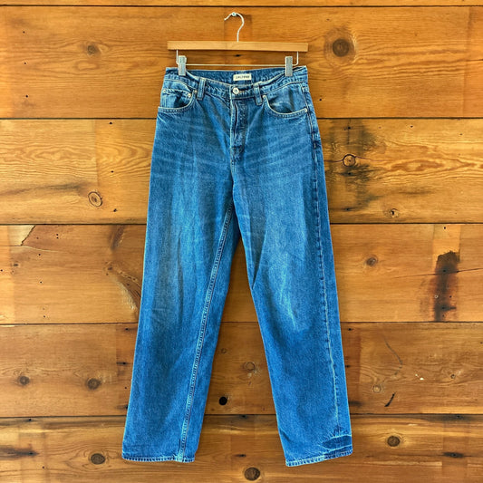 Grlfrnd Medium Wash The Bella Low Rise Boyfriend Jeans - Size 24 - 0901SC