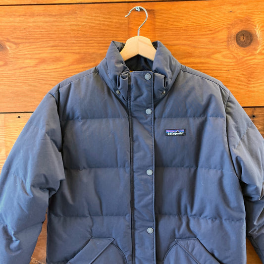 Patagonia Dark Blue Women's Downdrift Parka Winter Jacket Coat - Size S - 0312IG