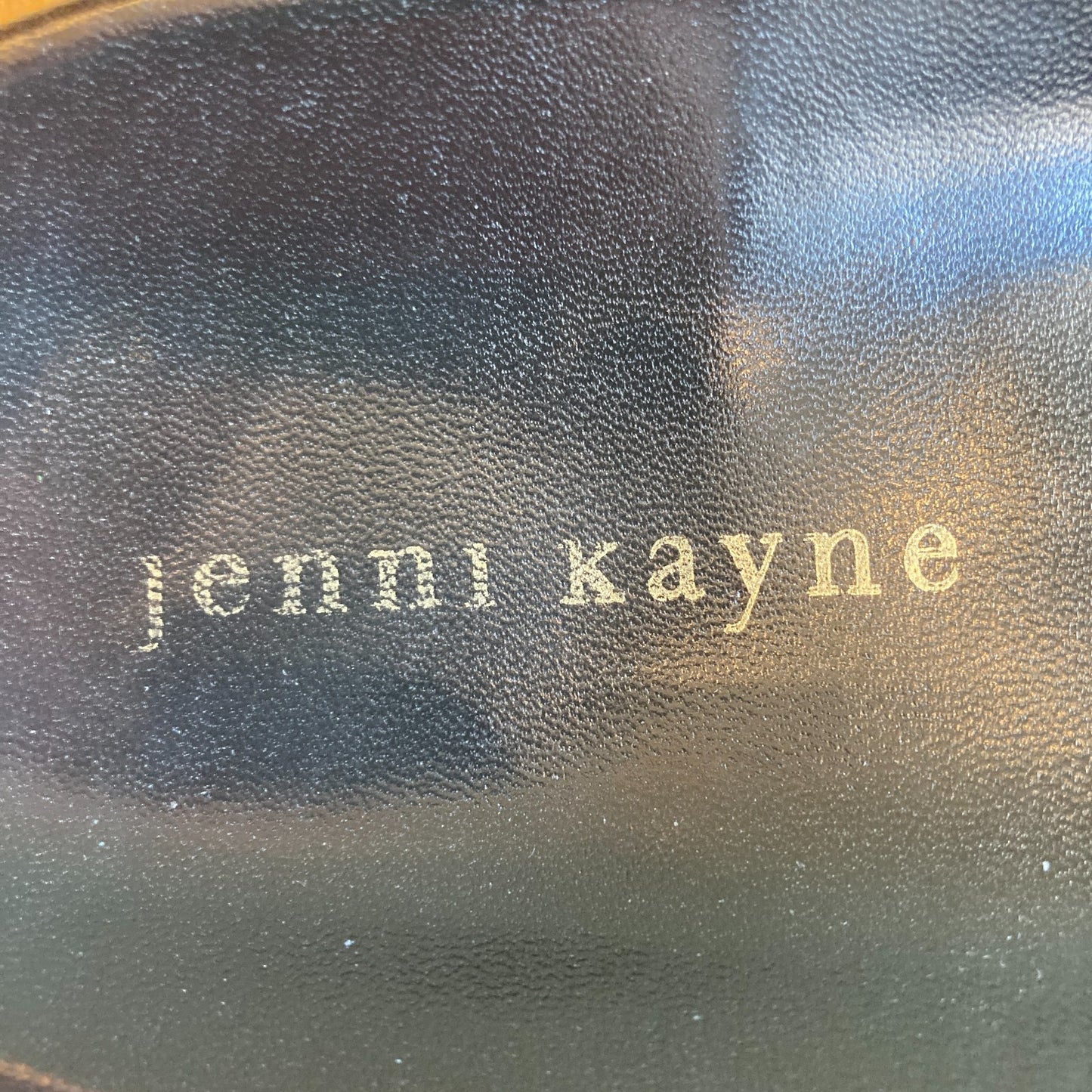 Jenni Kayne Black Cotton Crossover Leather Sandals - Size 41 / 11 - 0815CJ